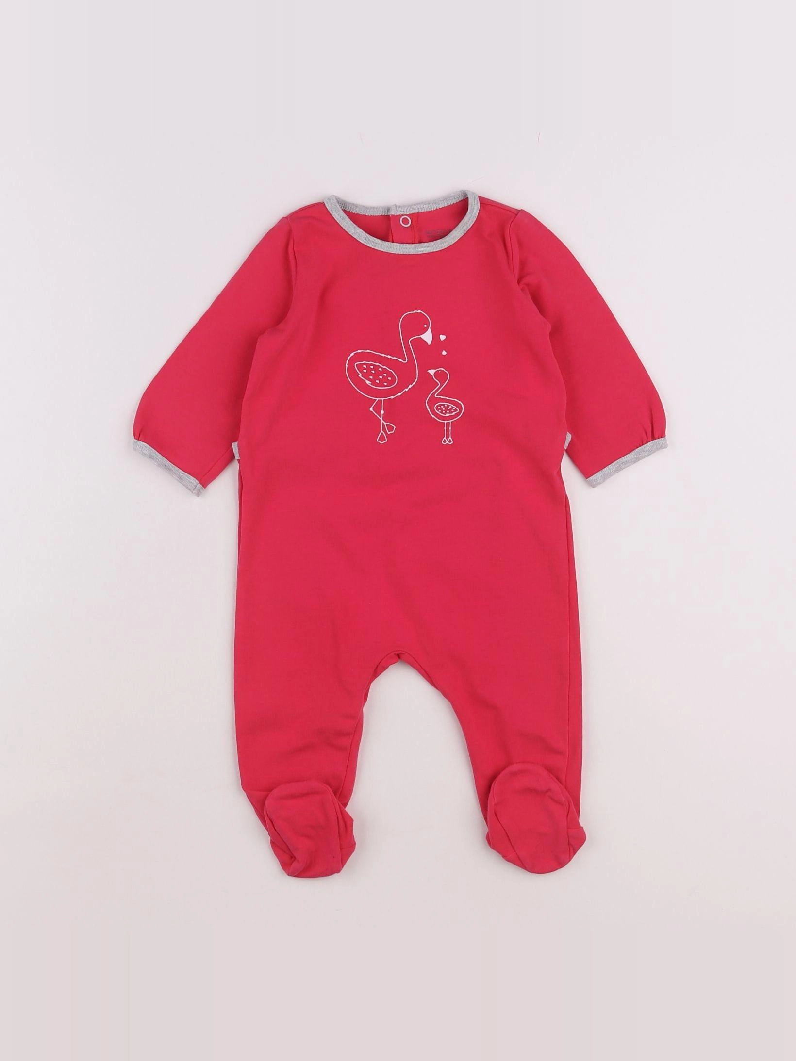 Natalys - pyjama coton rose - 6 mois