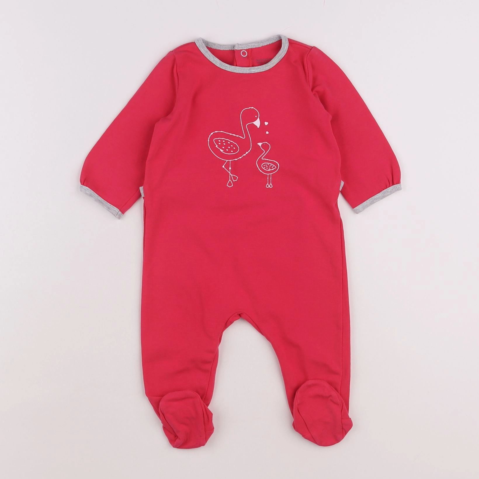 Natalys - pyjama coton rose - 6 mois