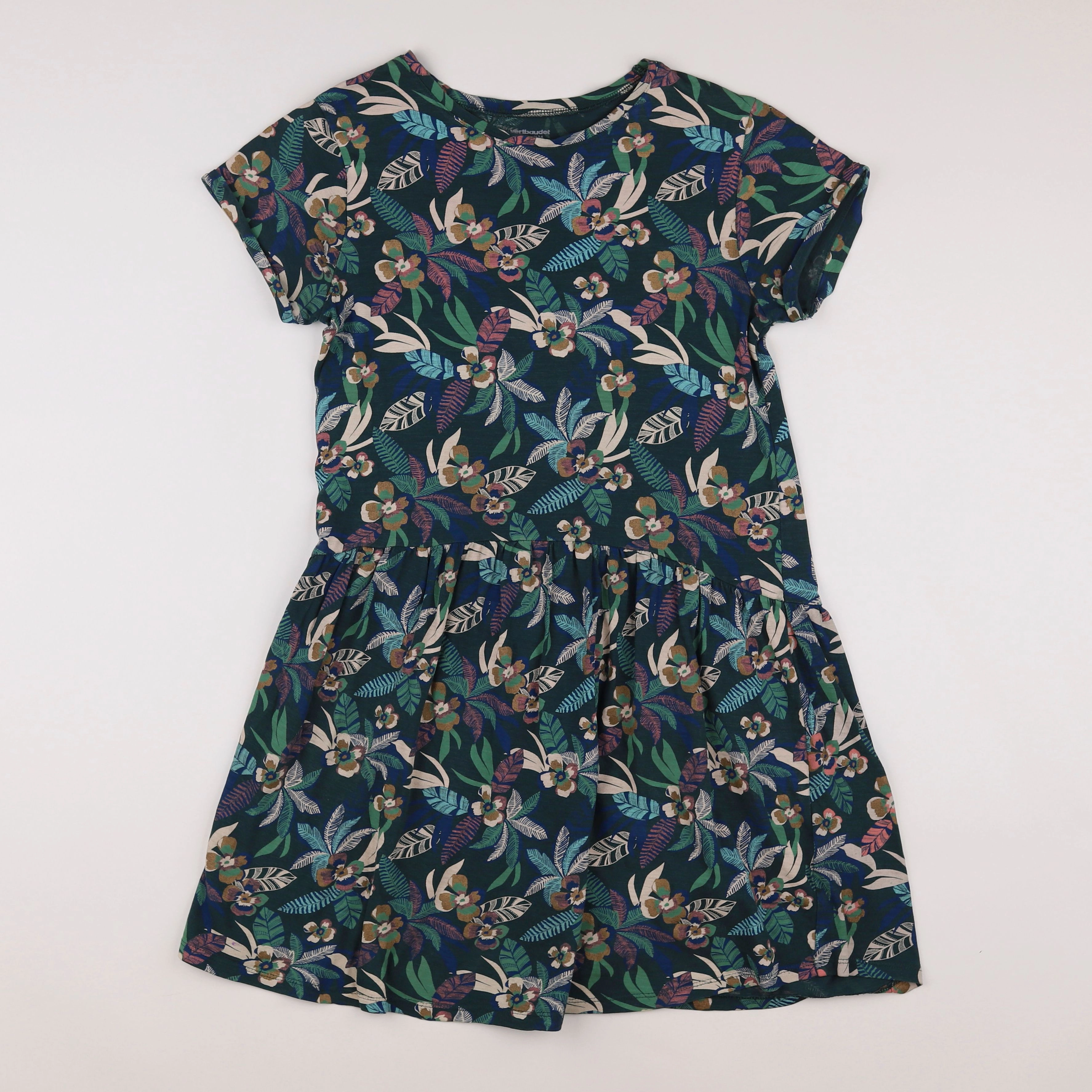 Vertbaudet - robe vert - 12 ans