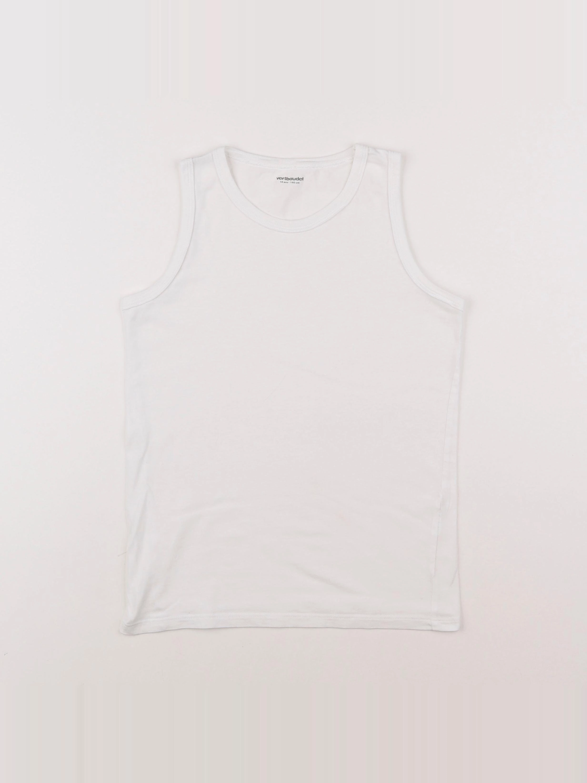 Vertbaudet - maillot de corps blanc - 10 ans