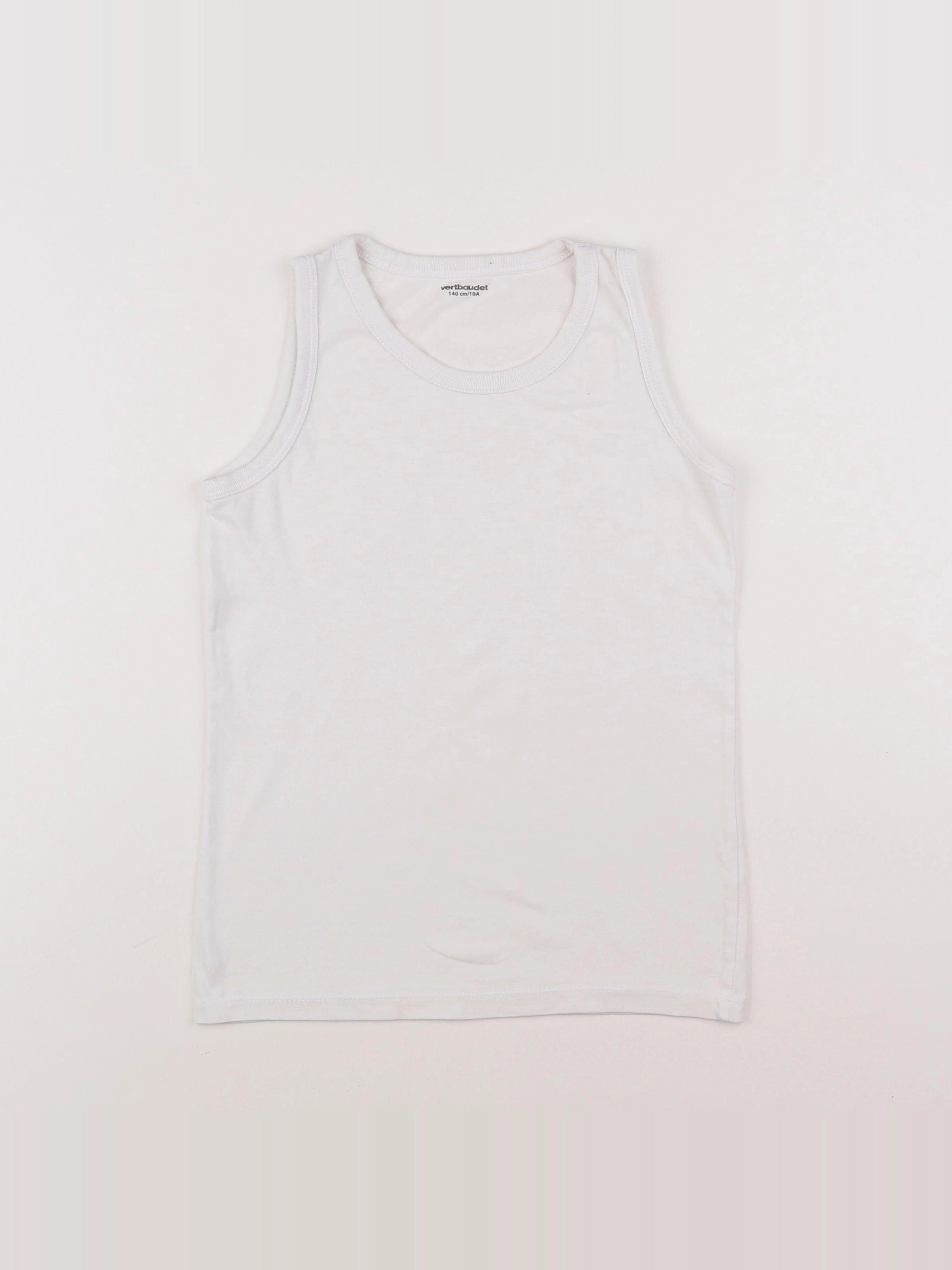 Vertbaudet - maillot de corps blanc - 10 ans
