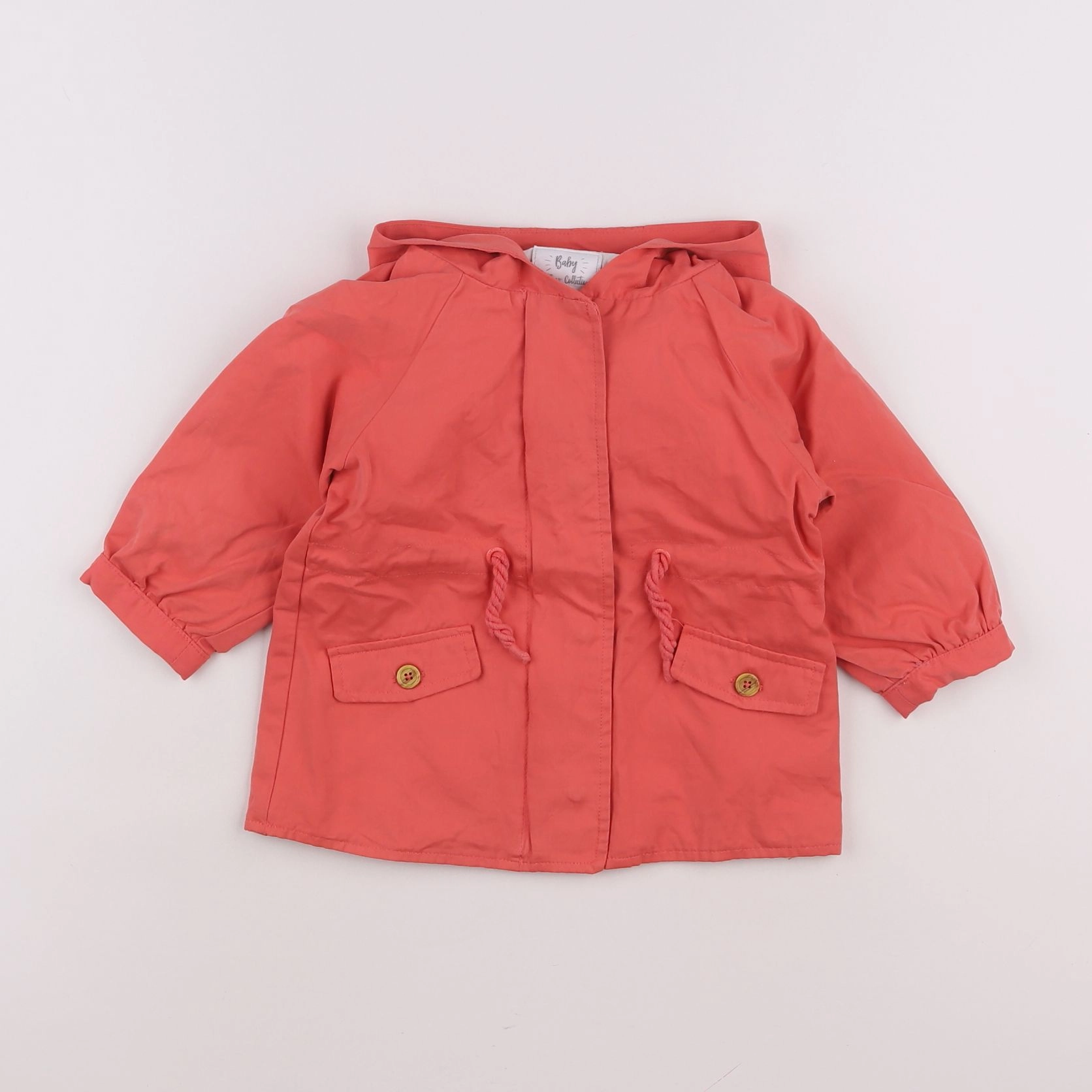 Vertbaudet - parka rose - 2 ans