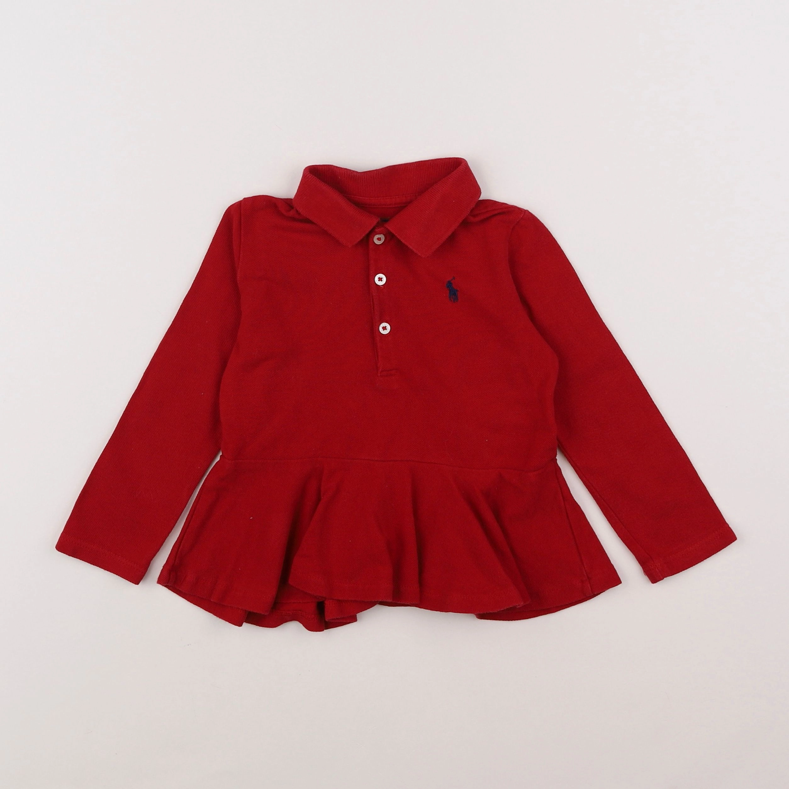 Ralph Lauren - polo rouge - 2 ans