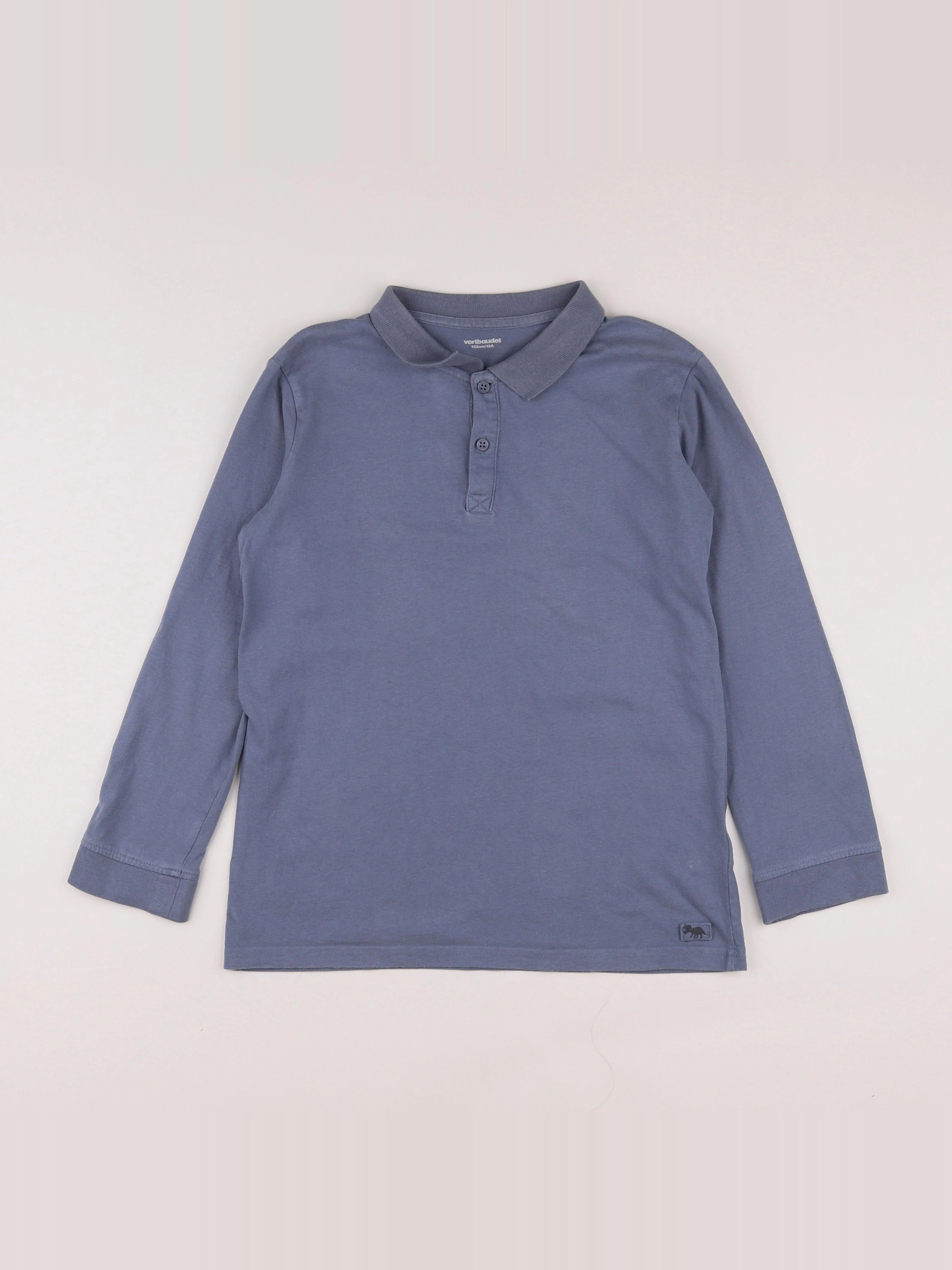 Vertbaudet - polo bleu - 12 ans