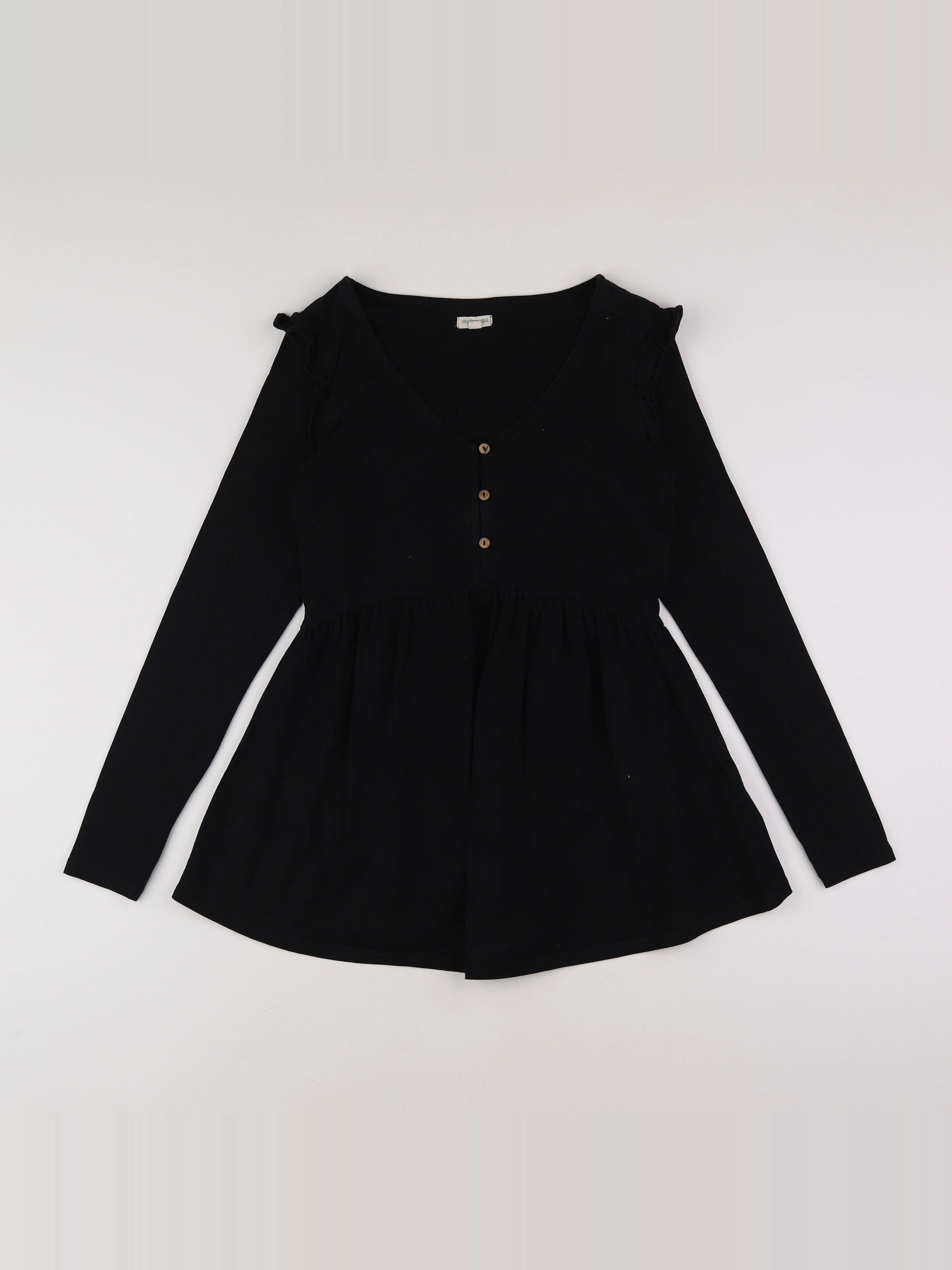 Vertbaudet - tee-shirt grossesse noir - 34 à 36