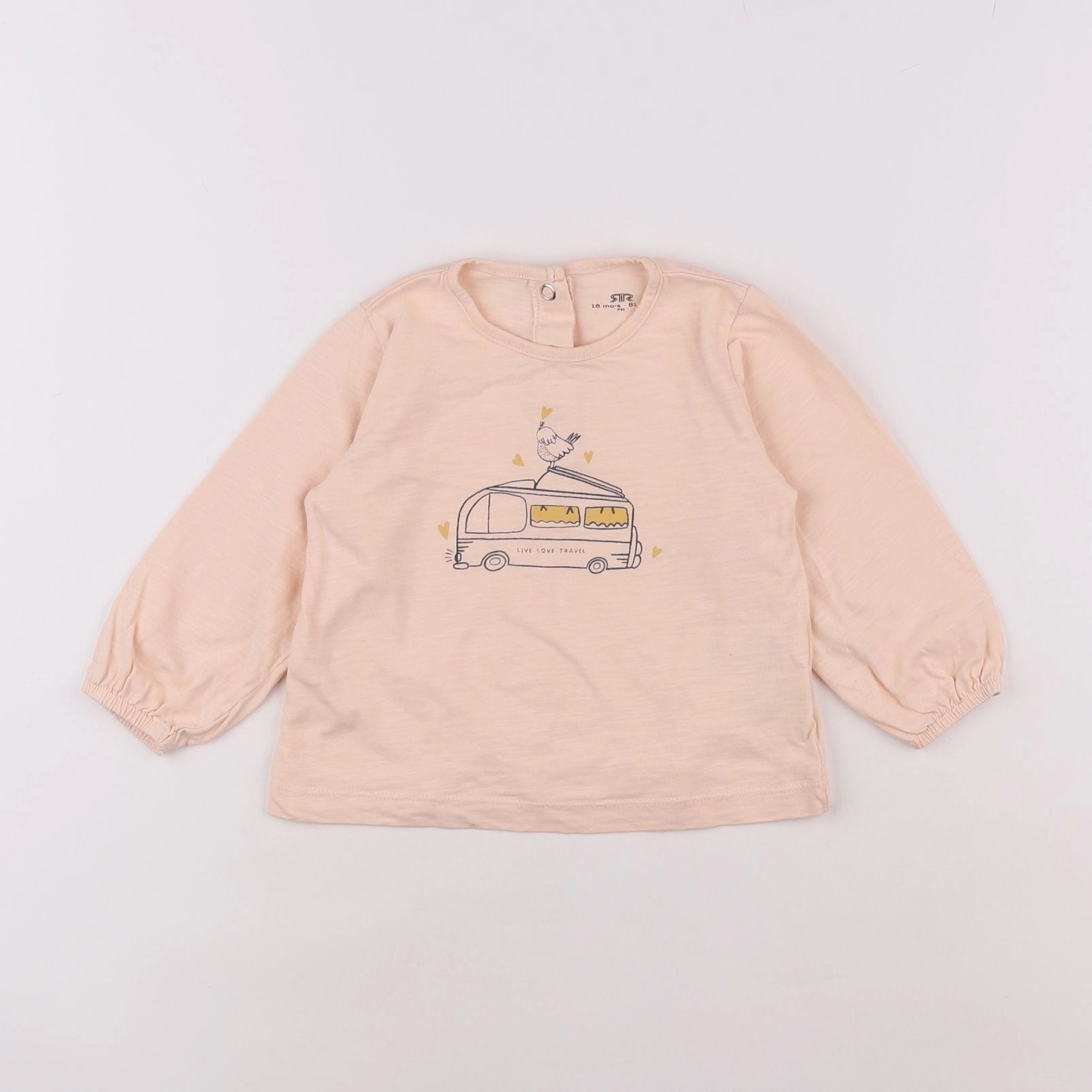 La Redoute - tee-shirt rose - 18 mois
