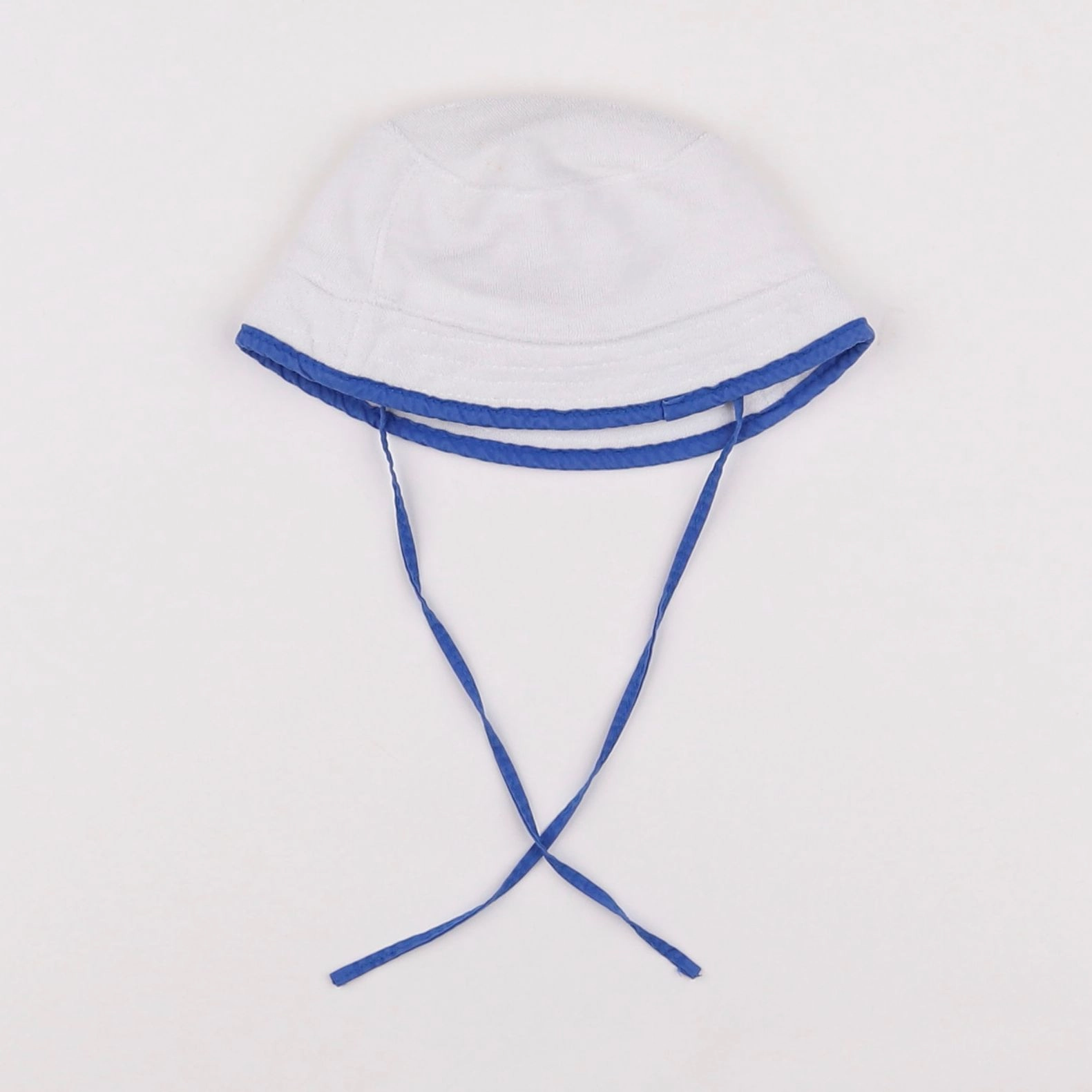 Jacadi - chapeau blanc, bleu - 3 mois