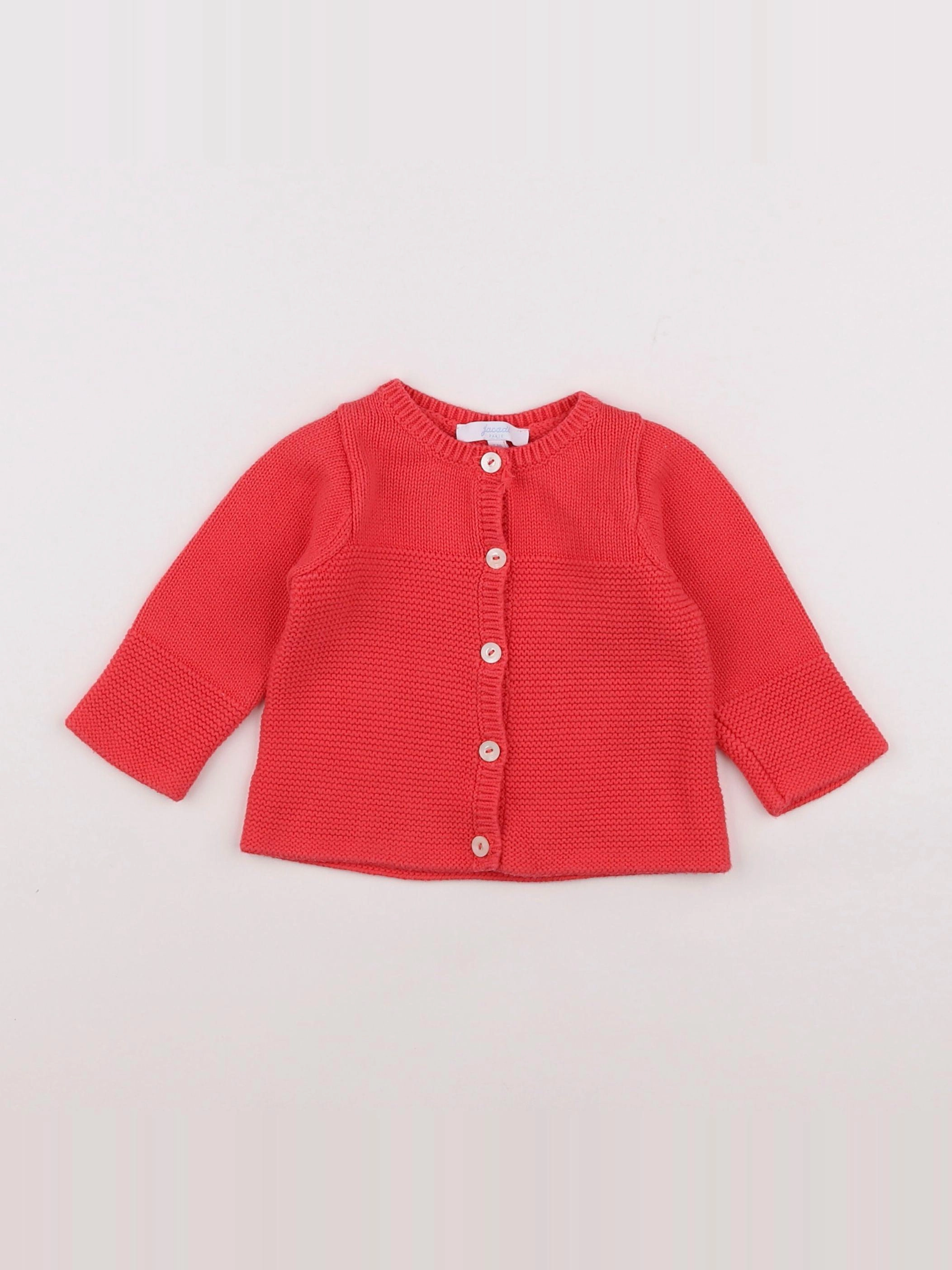 Jacadi - gilet rose - 6 mois