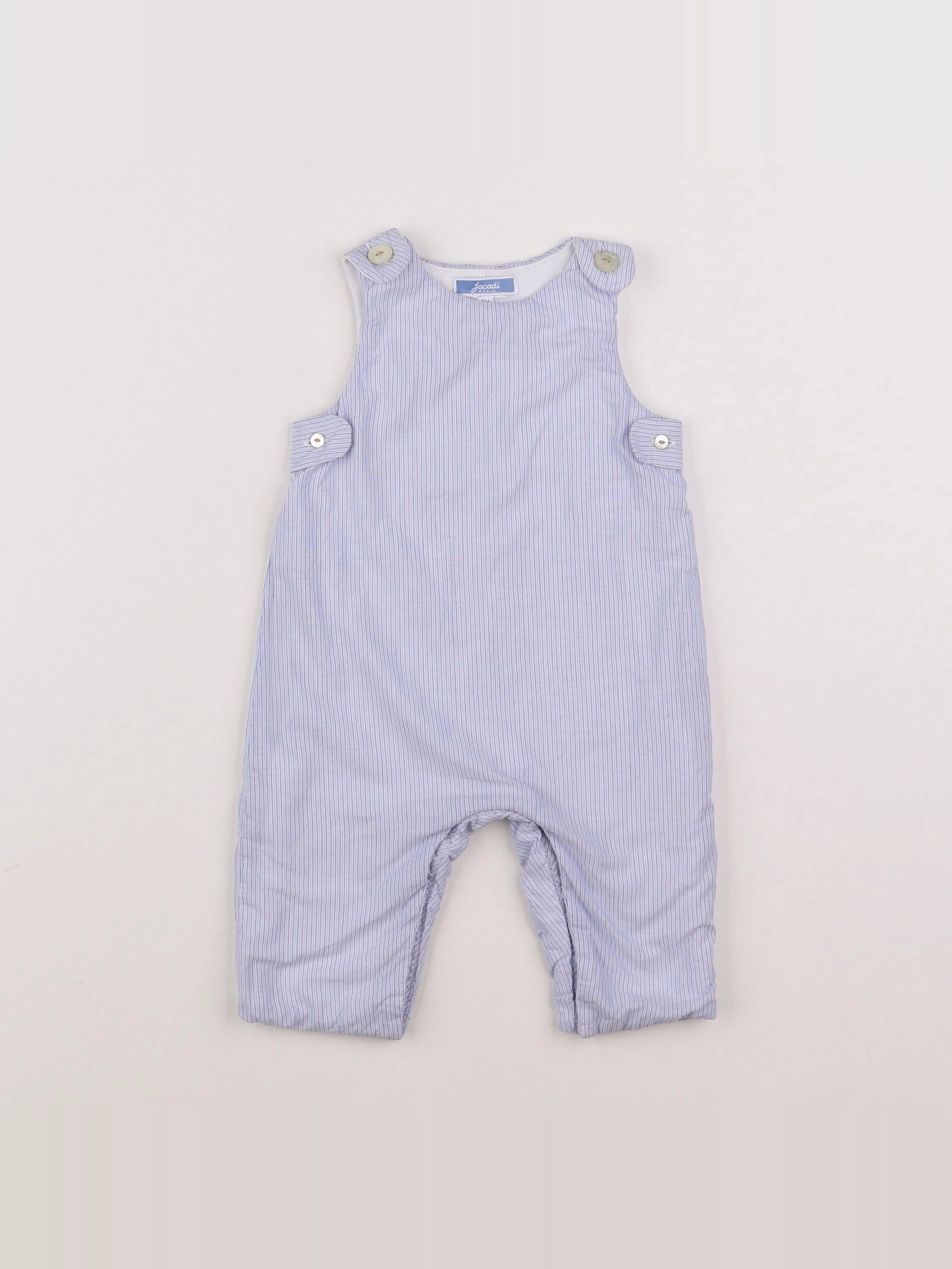 Jacadi - combinaison bleu, blanc - 6 mois