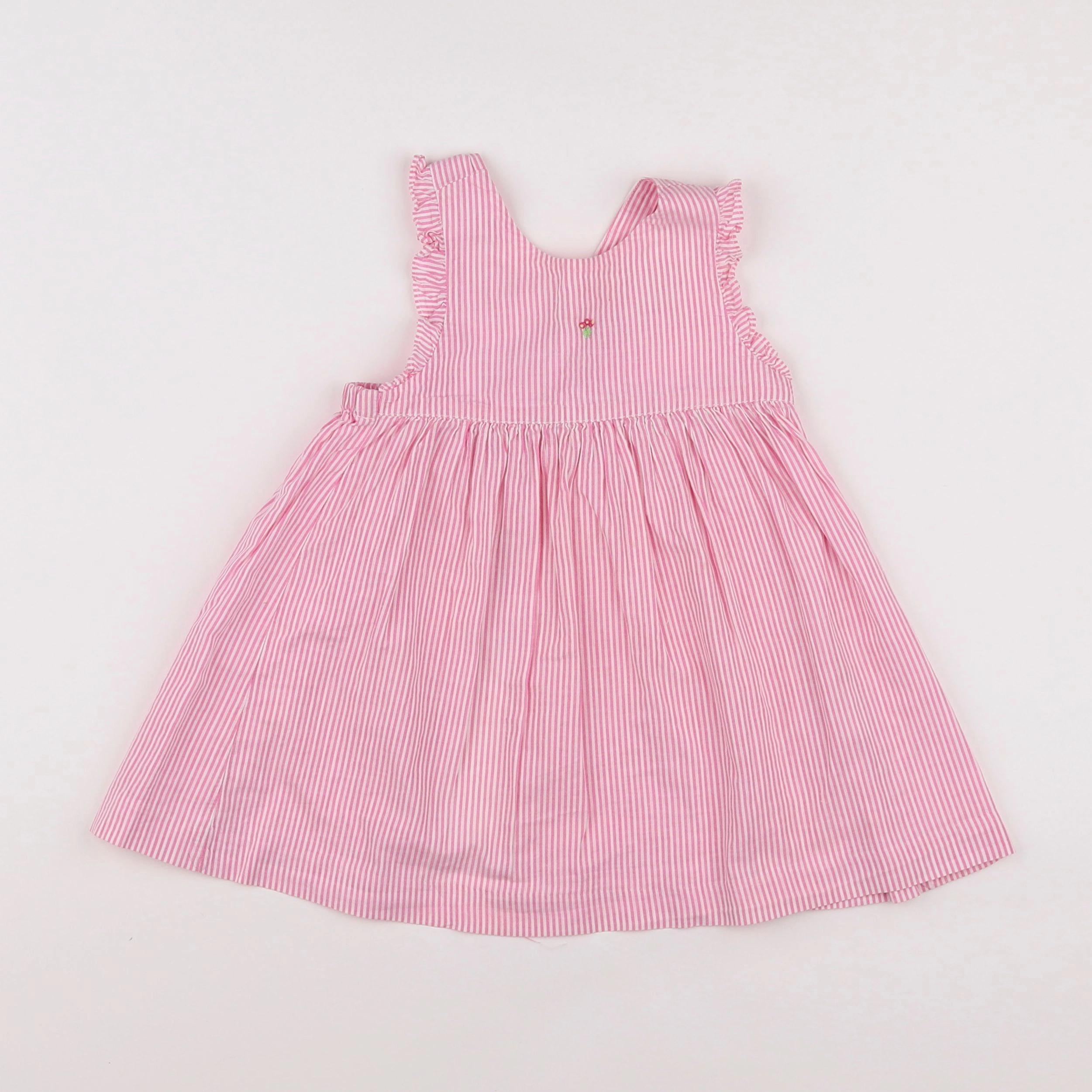 Jacadi - robe rose - 12 mois