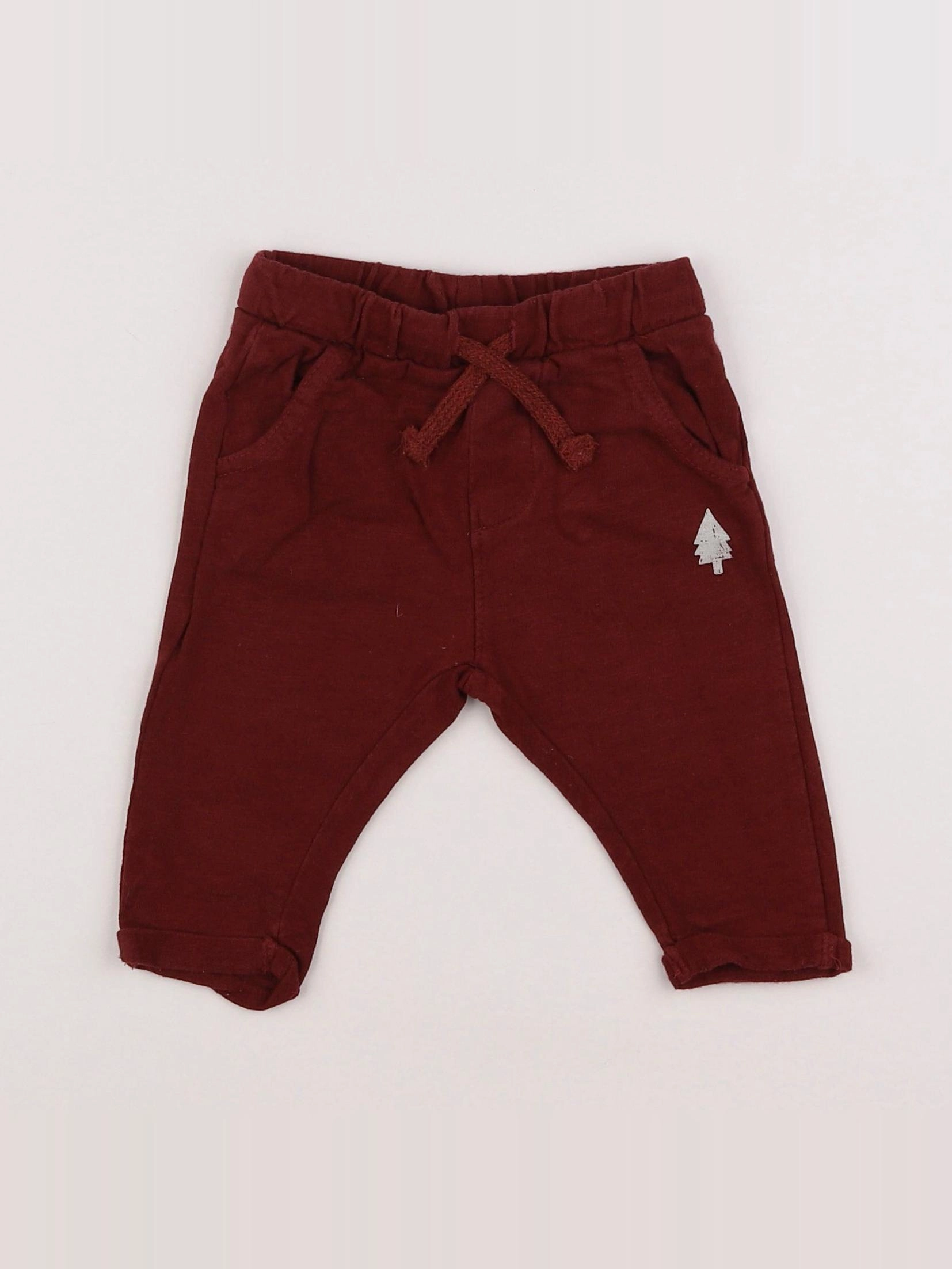 Zara - jogging rouge - 3/6 mois