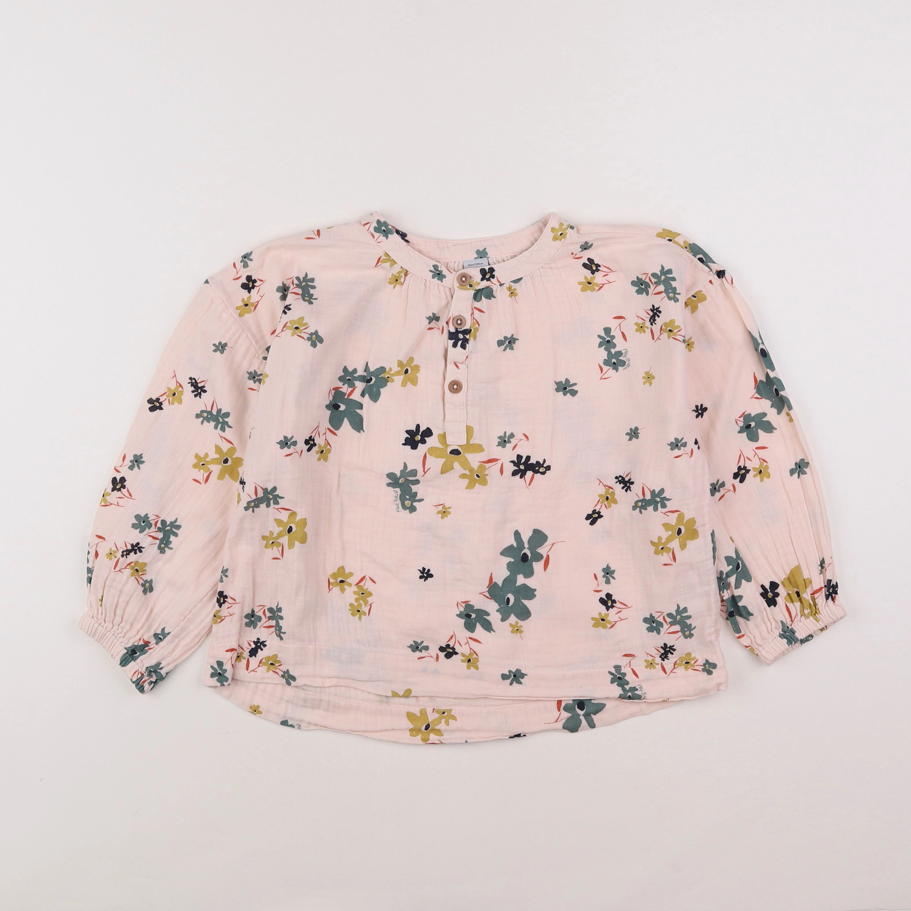 Petit Bateau - blouse rose - 8 ans