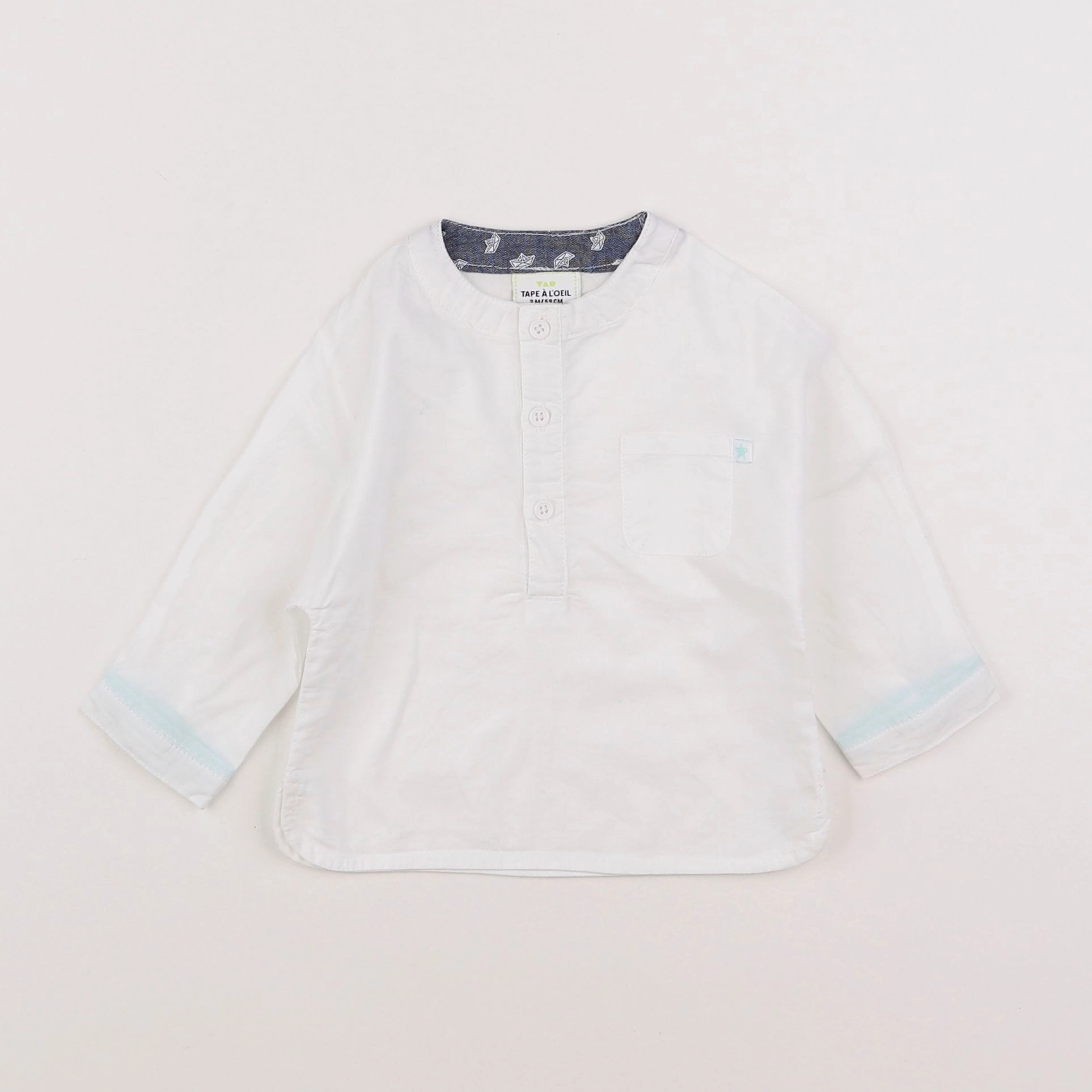 Tape à l'oeil - chemise blanc - 3 mois