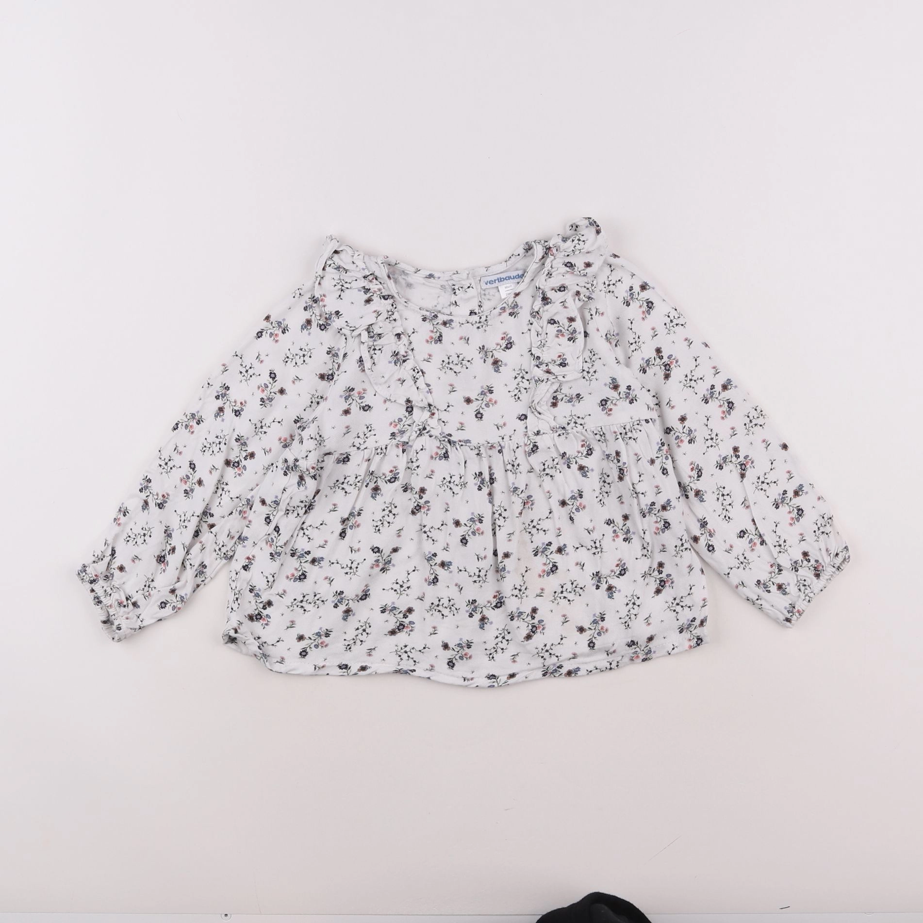 Vertbaudet - blouse blanc - 2 ans