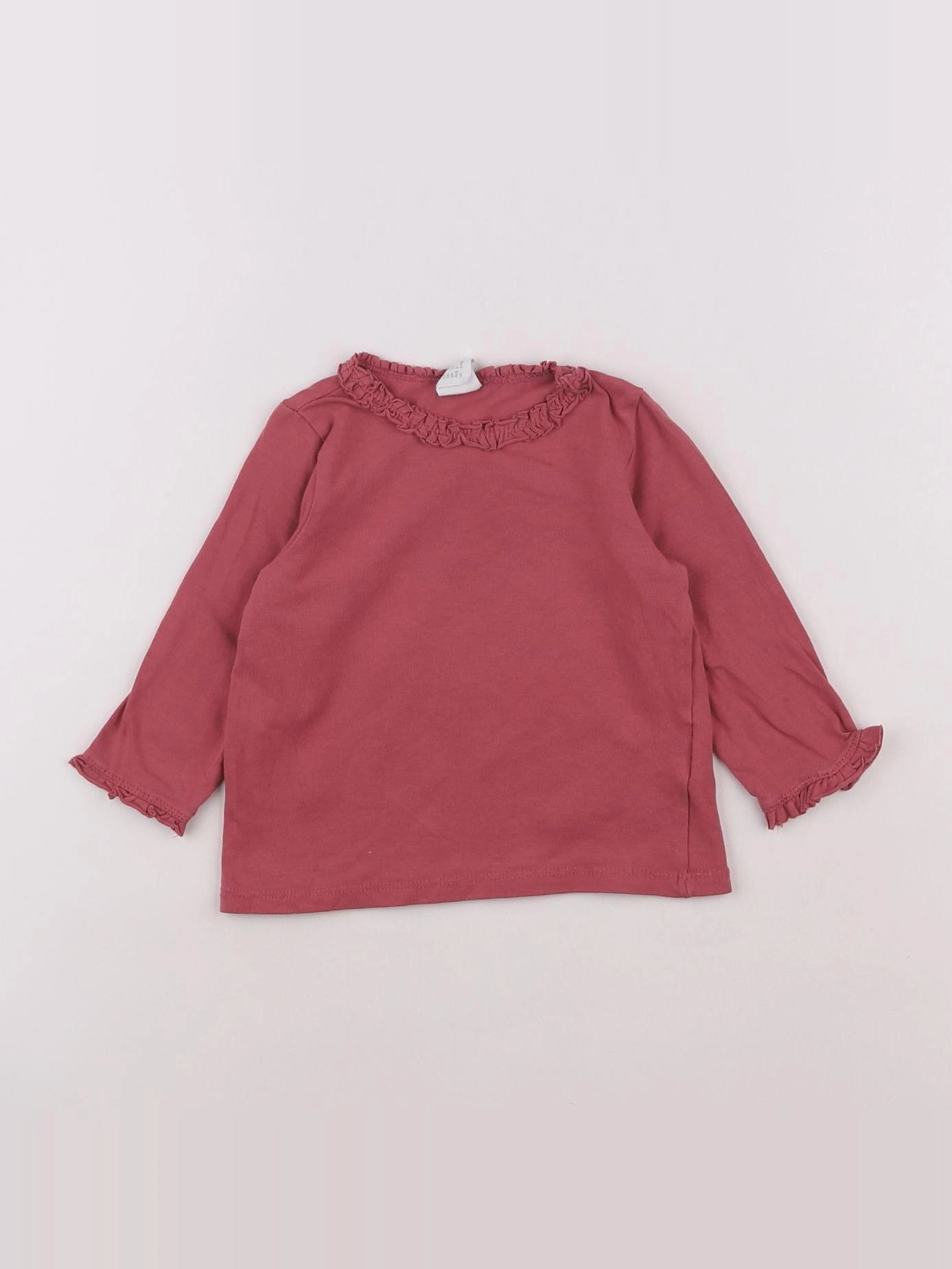 H&M - tee-shirt rose - 6/9 mois