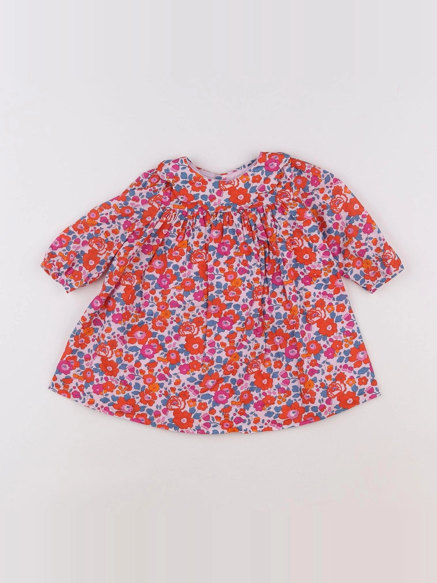 Jacadi - robe liberty multicolore - 6 mois