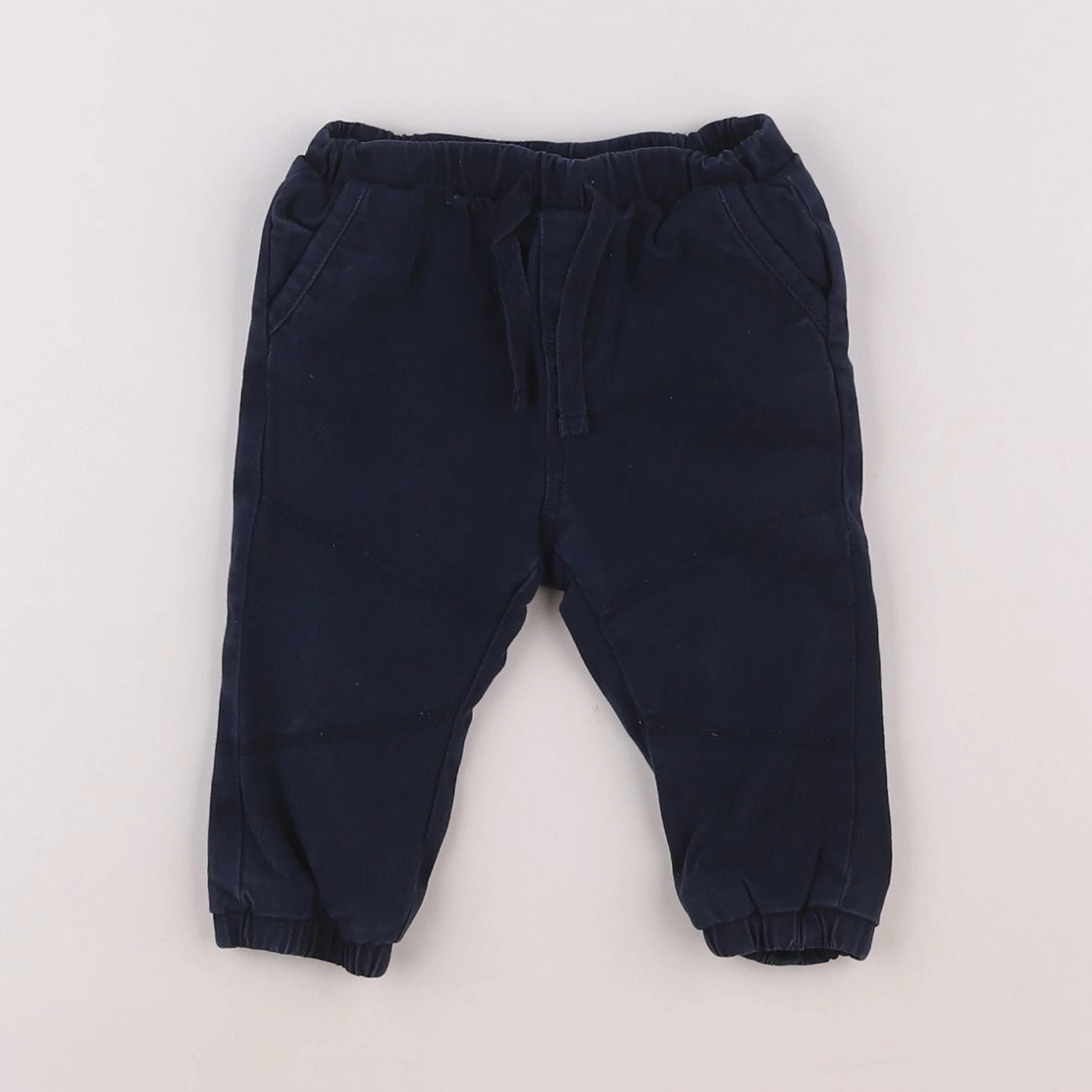 Vertbaudet - pantalon bleu - 6 mois