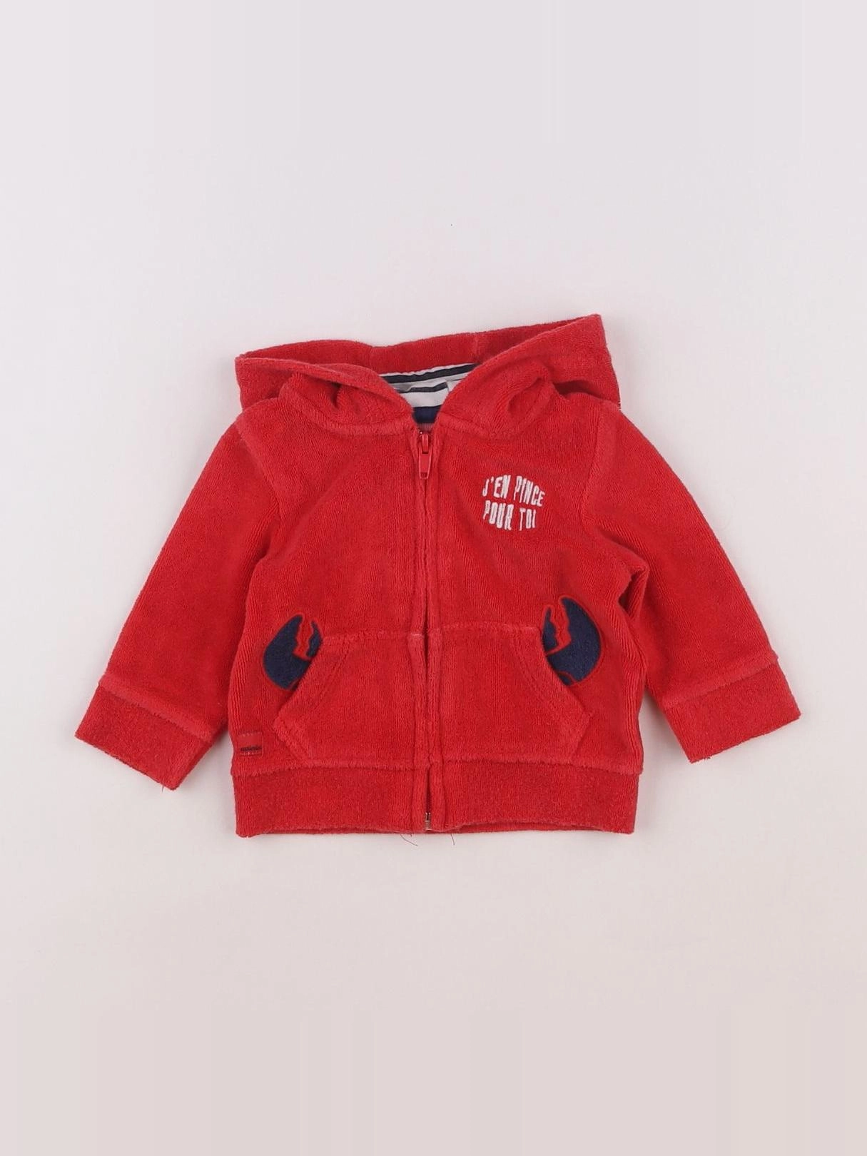 Catimini - sweat rouge - 3 mois