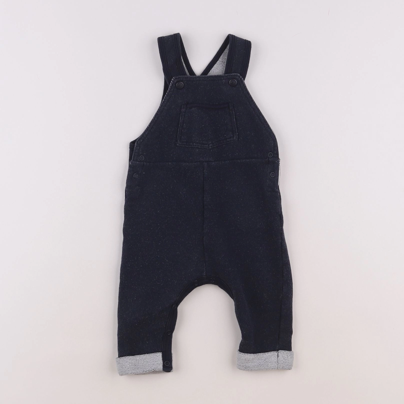 Petit Bateau - salopette bleu - 6 mois