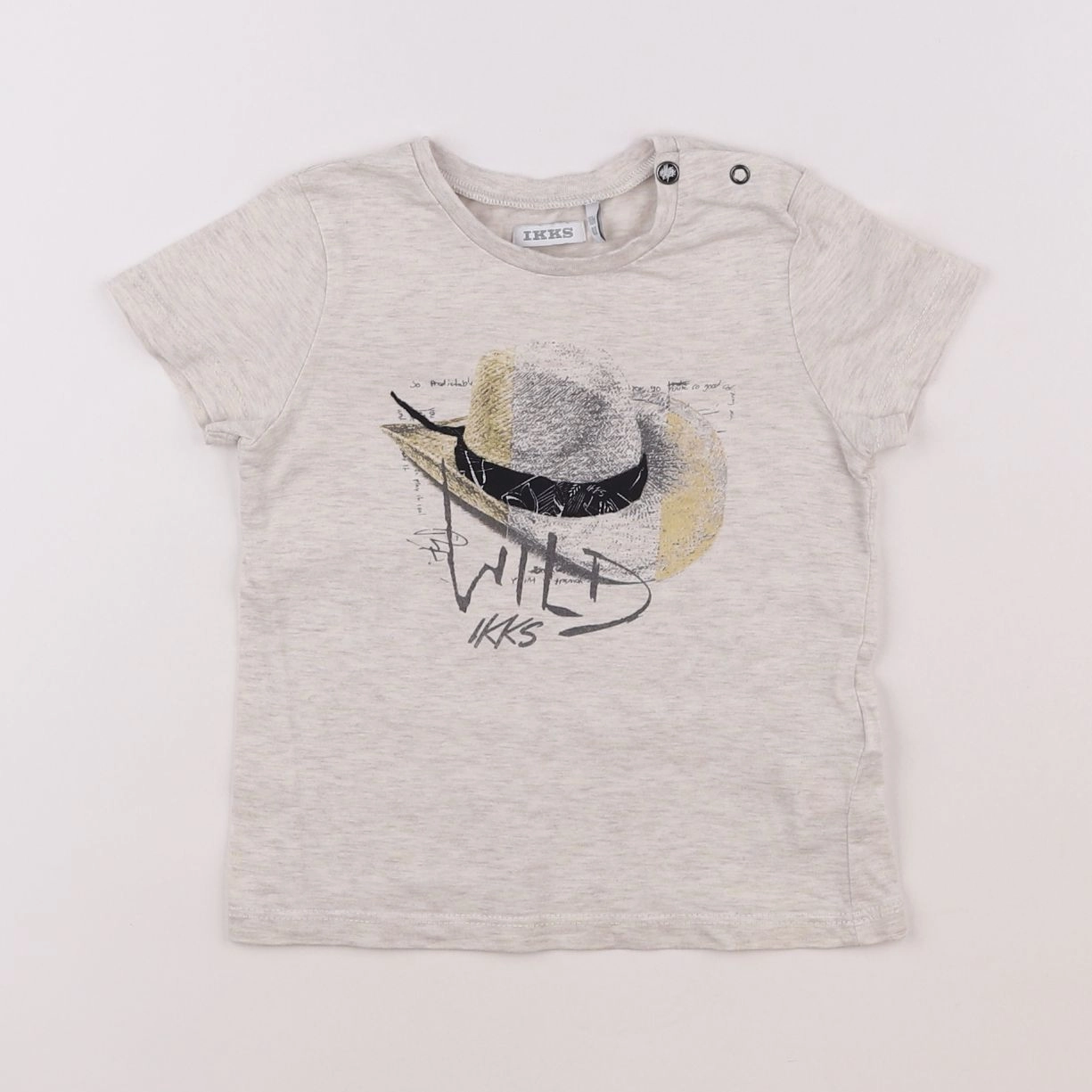 IKKS - tee-shirt beige - 18 mois