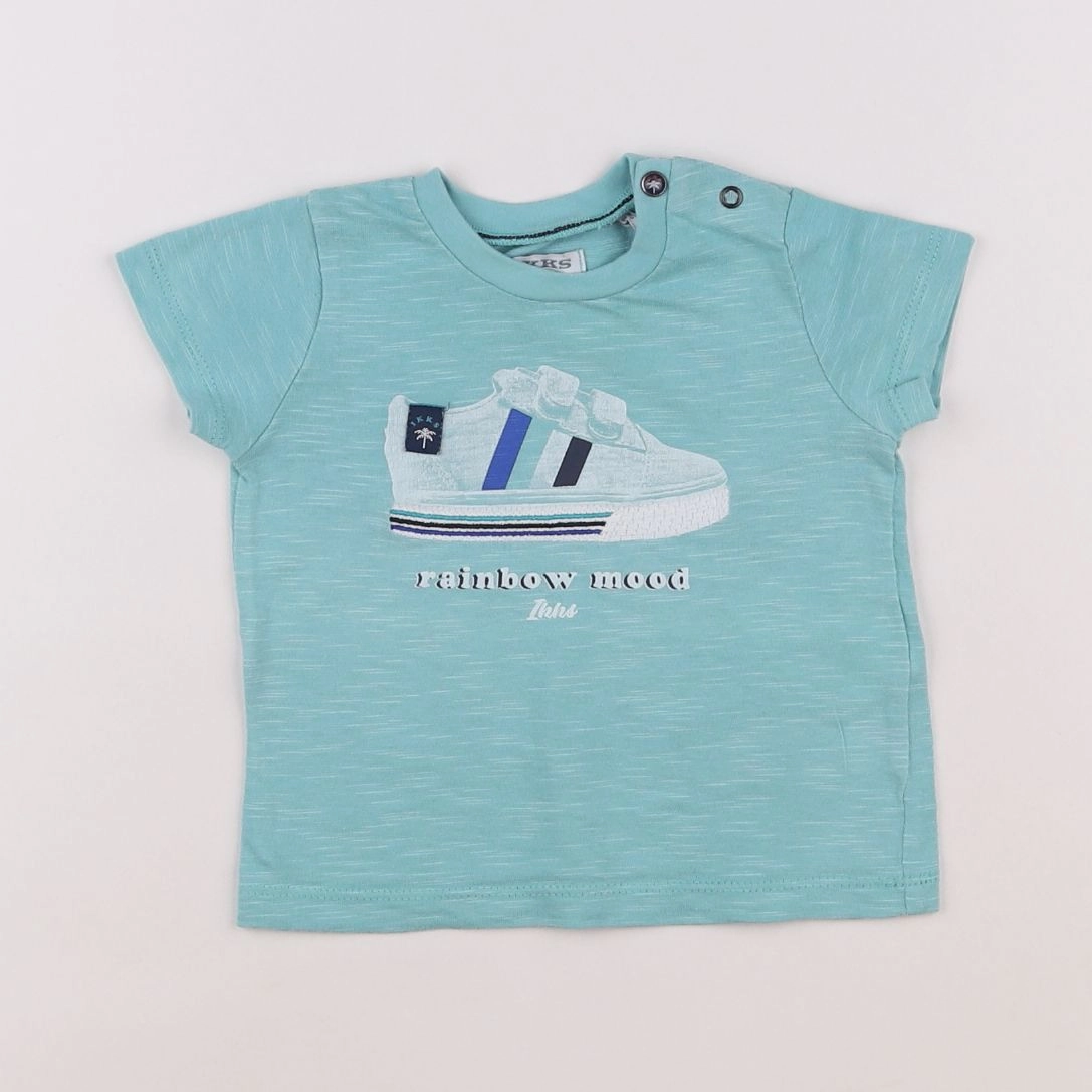 IKKS - tee-shirt bleu - 6 mois