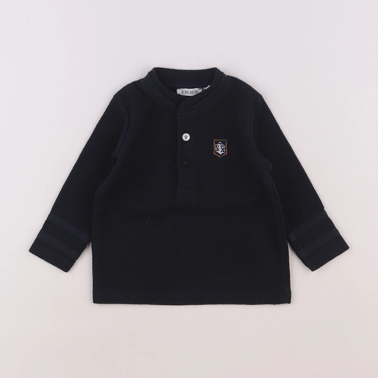 IKKS - polo bleu - 6 mois