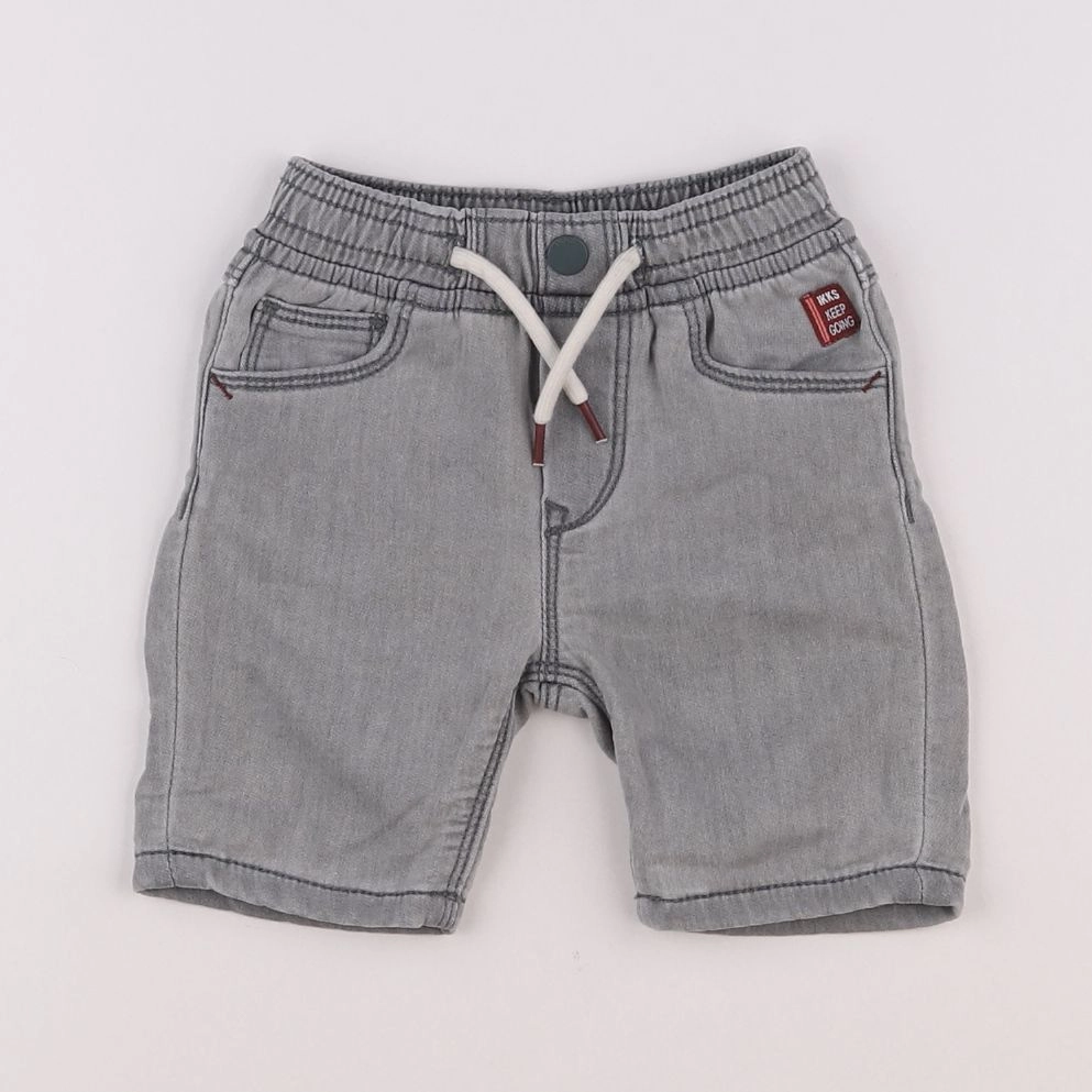 IKKS - short gris - 6 mois