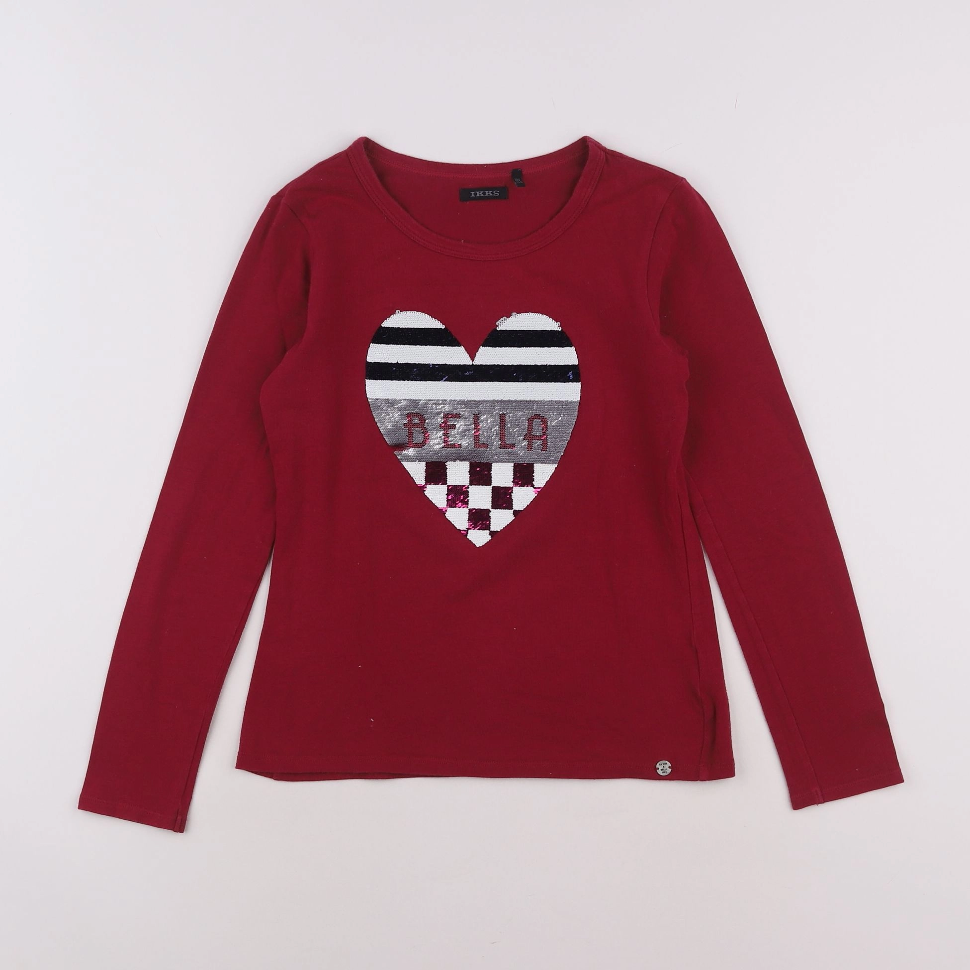 IKKS - tee-shirt rouge - 10 ans