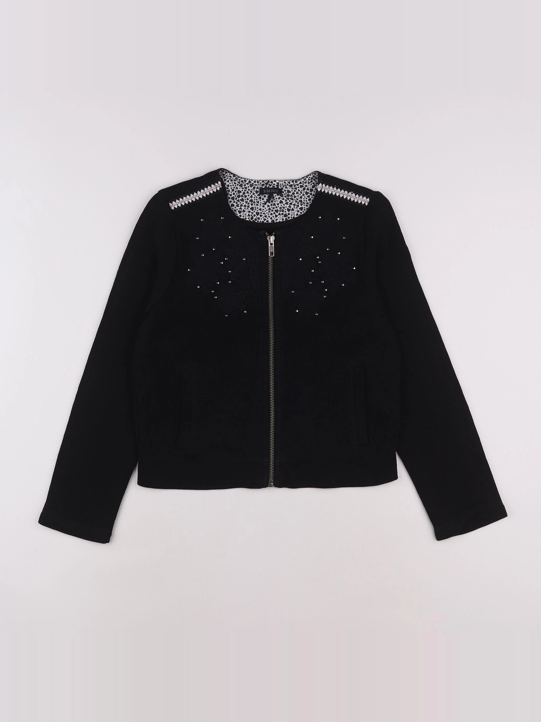 IKKS - veste noir - 10 ans