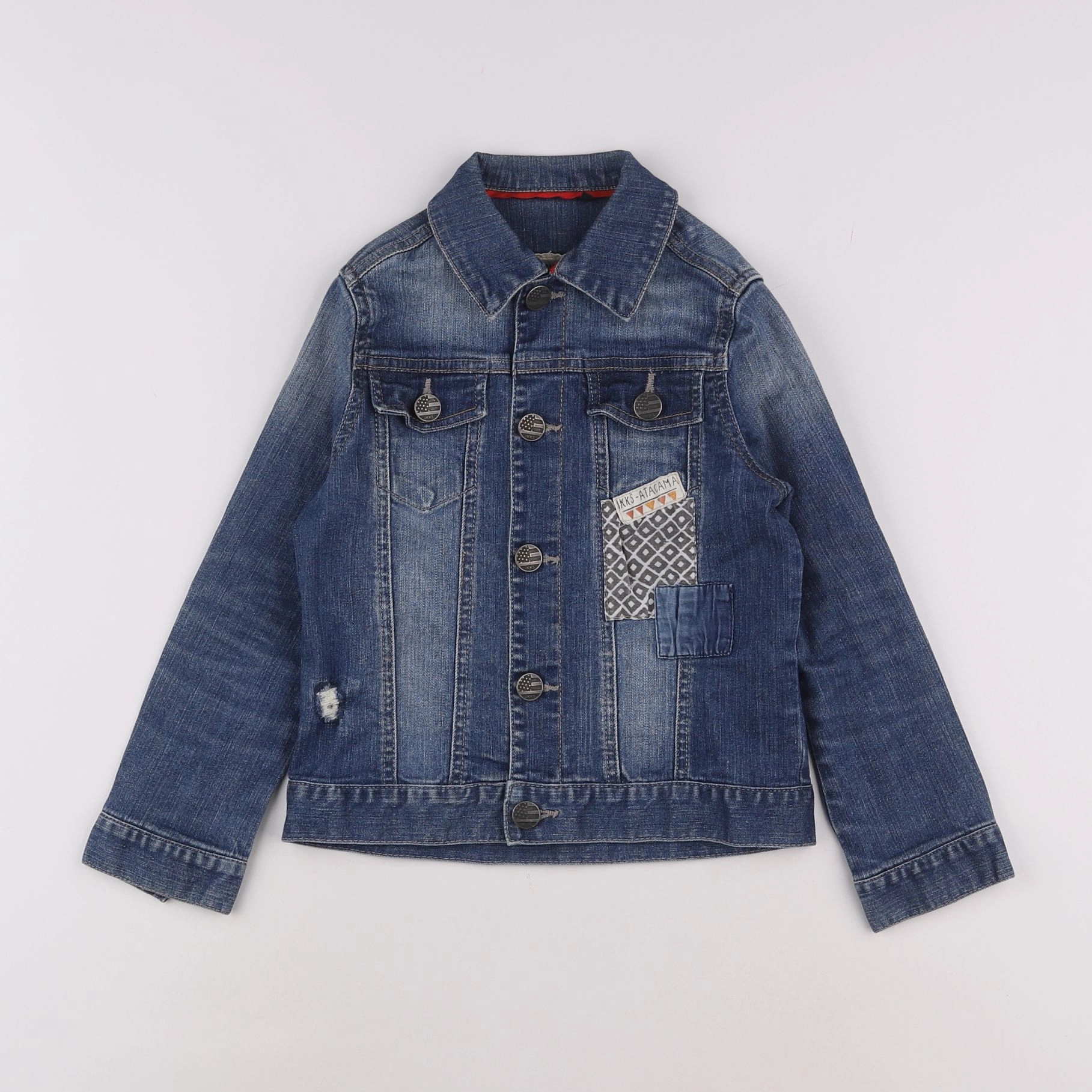 IKKS - veste bleu - 6 ans