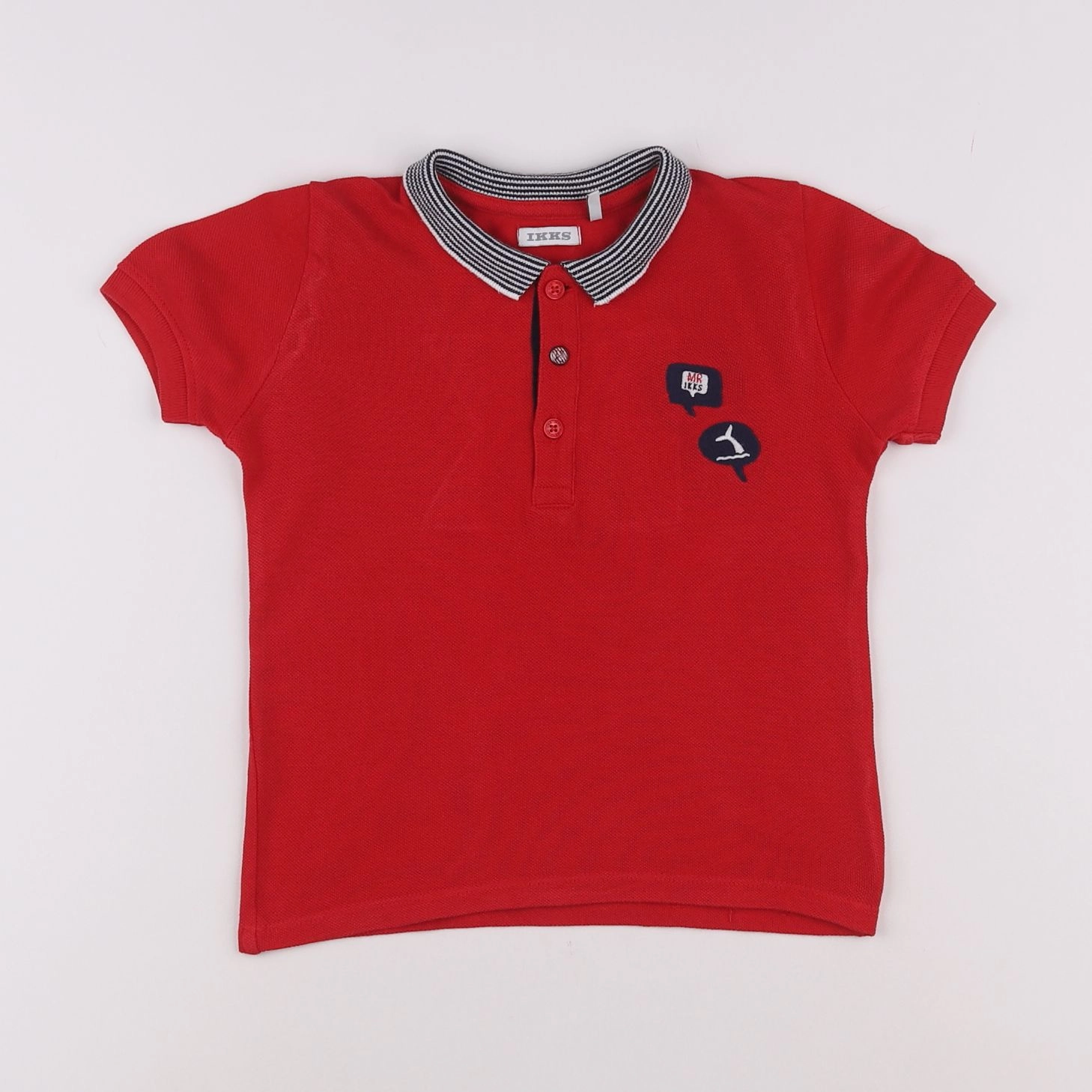 IKKS - polo rouge - 2 ans