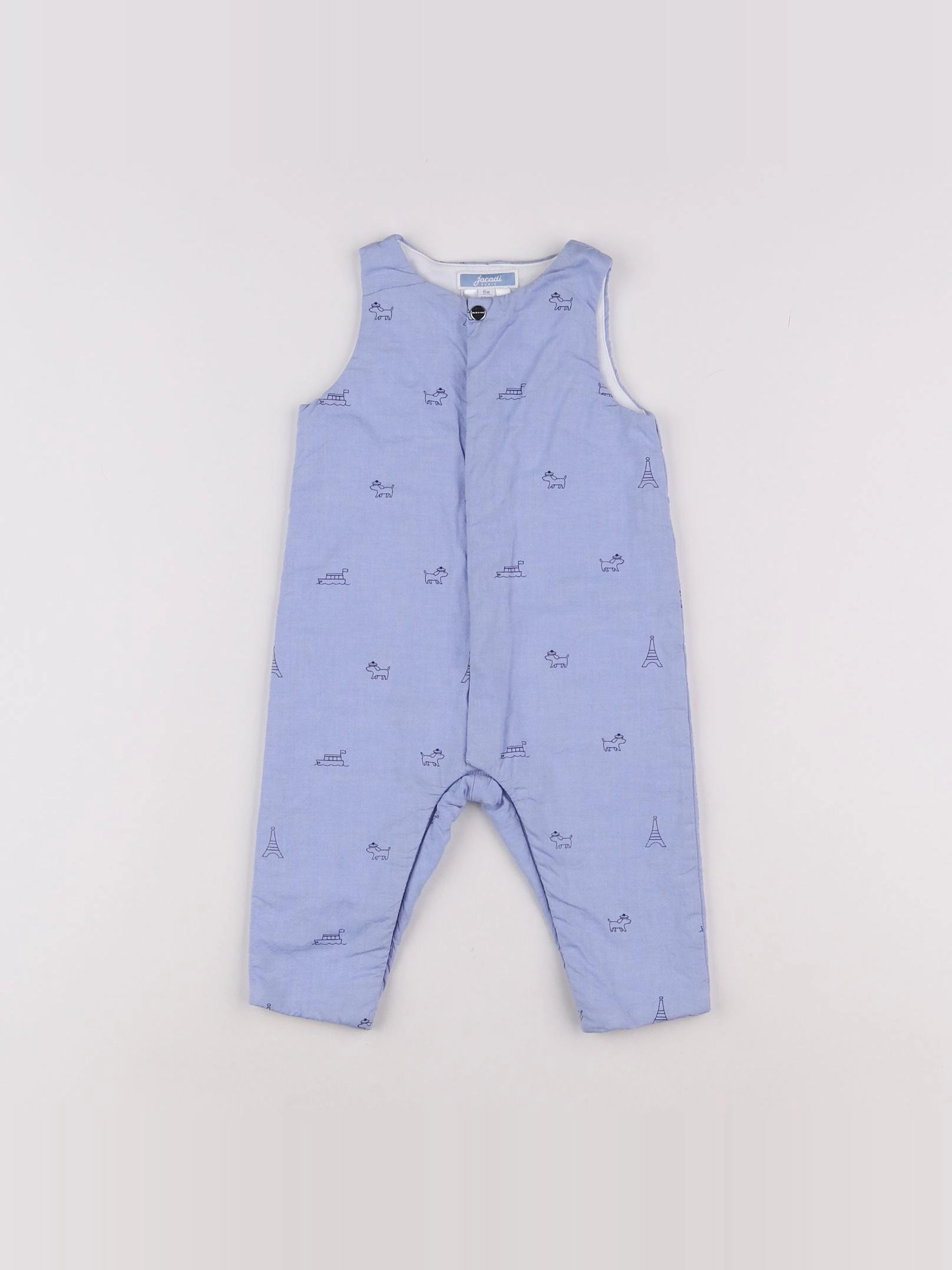 Jacadi - combinaison bleu - 6 mois