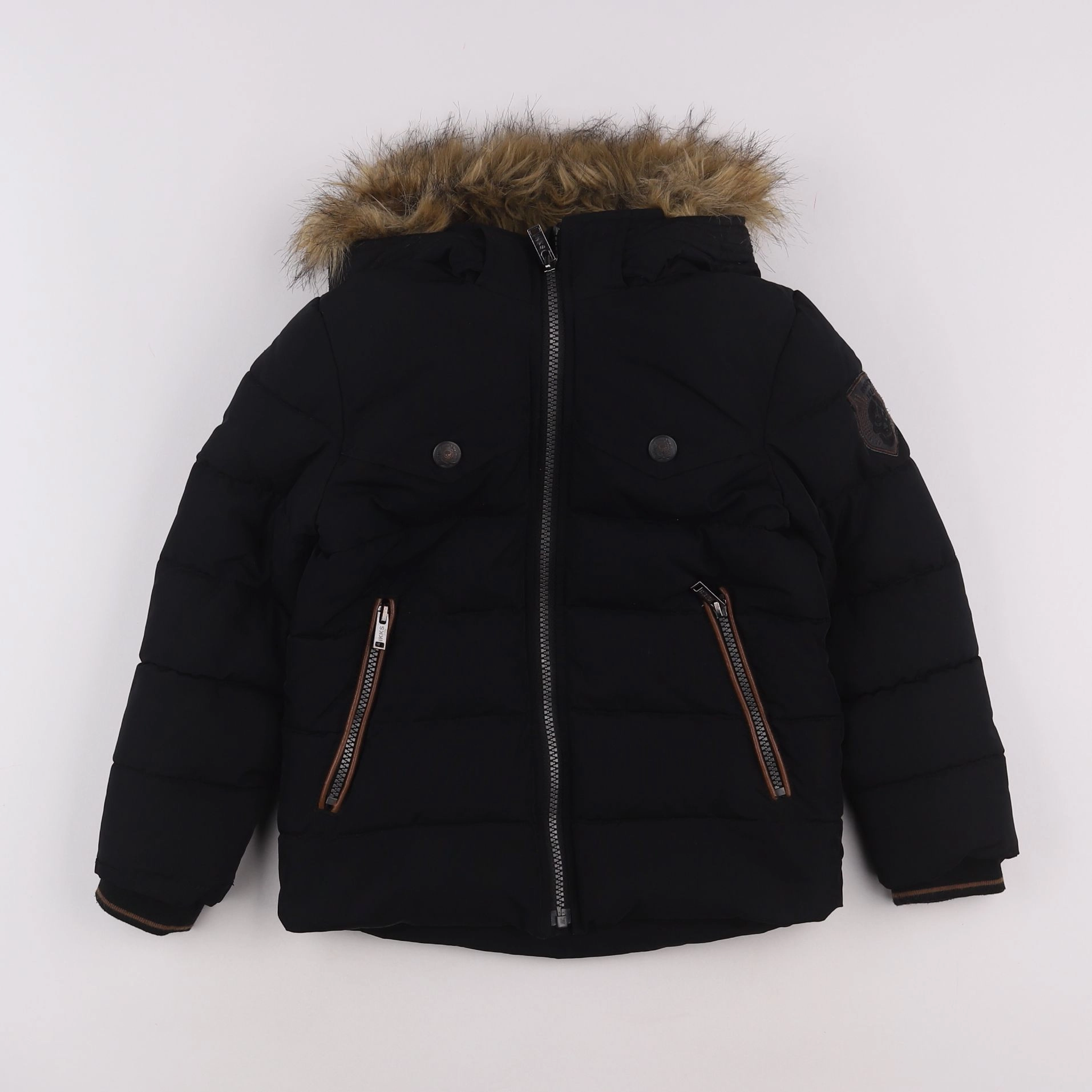 IKKS - parka noir - 6 ans