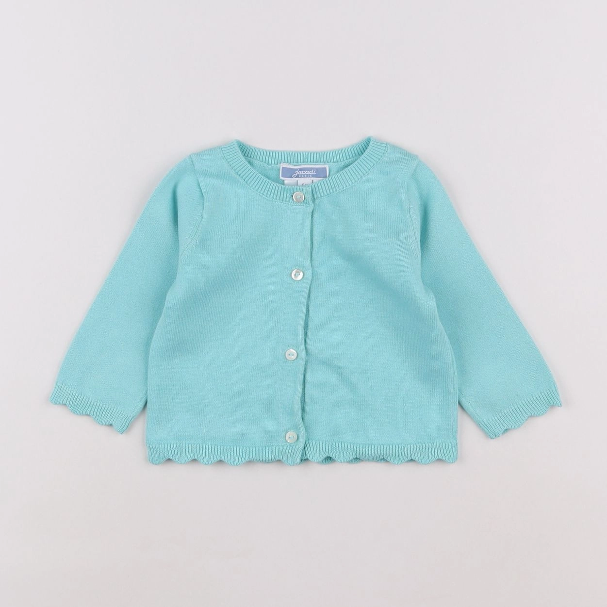 Jacadi - gilet bleu - 6 mois