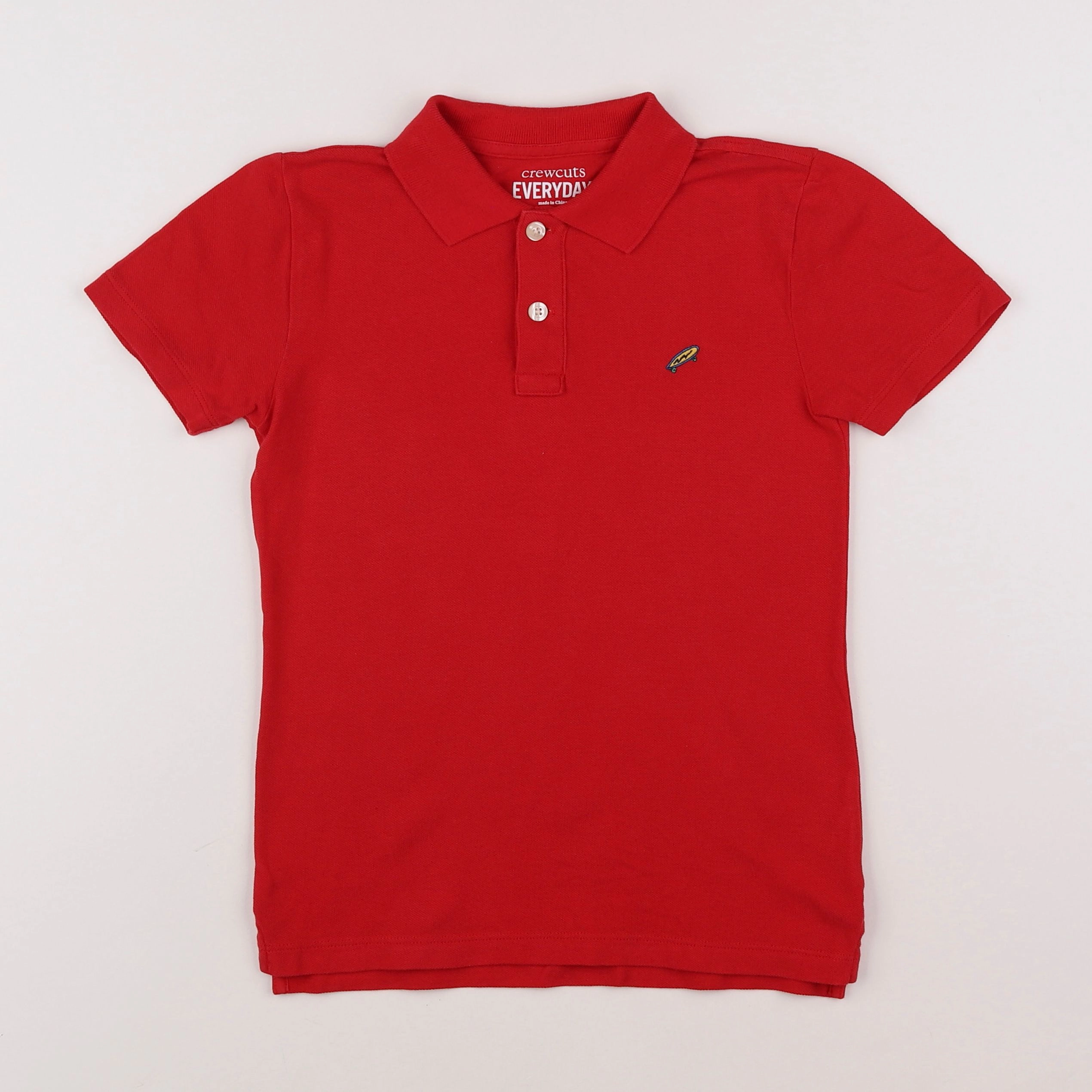 Crewcuts - polo rouge - 6/7 ans