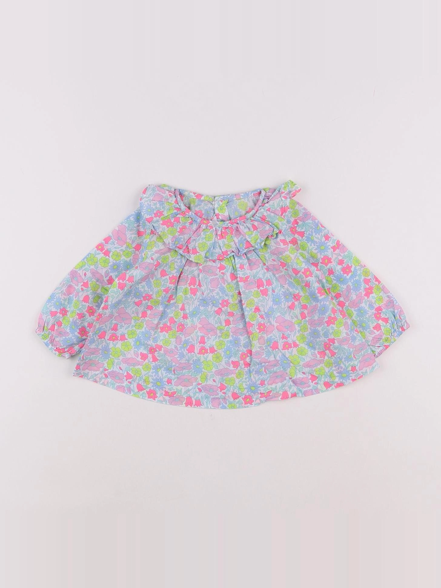 Jacadi - blouse liberty multicolore - 6 mois