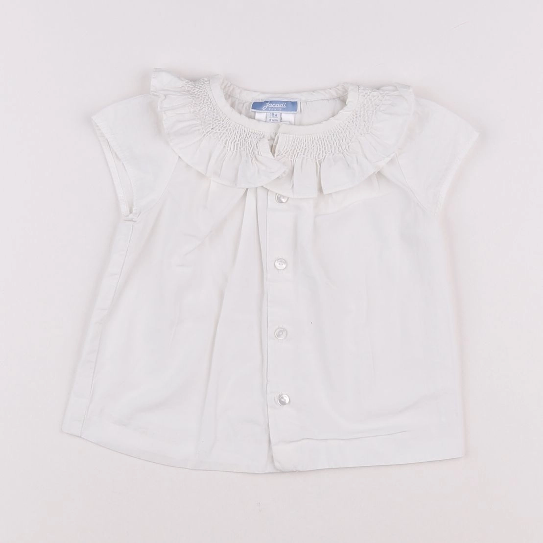 Jacadi - blouse blanc - 18 mois