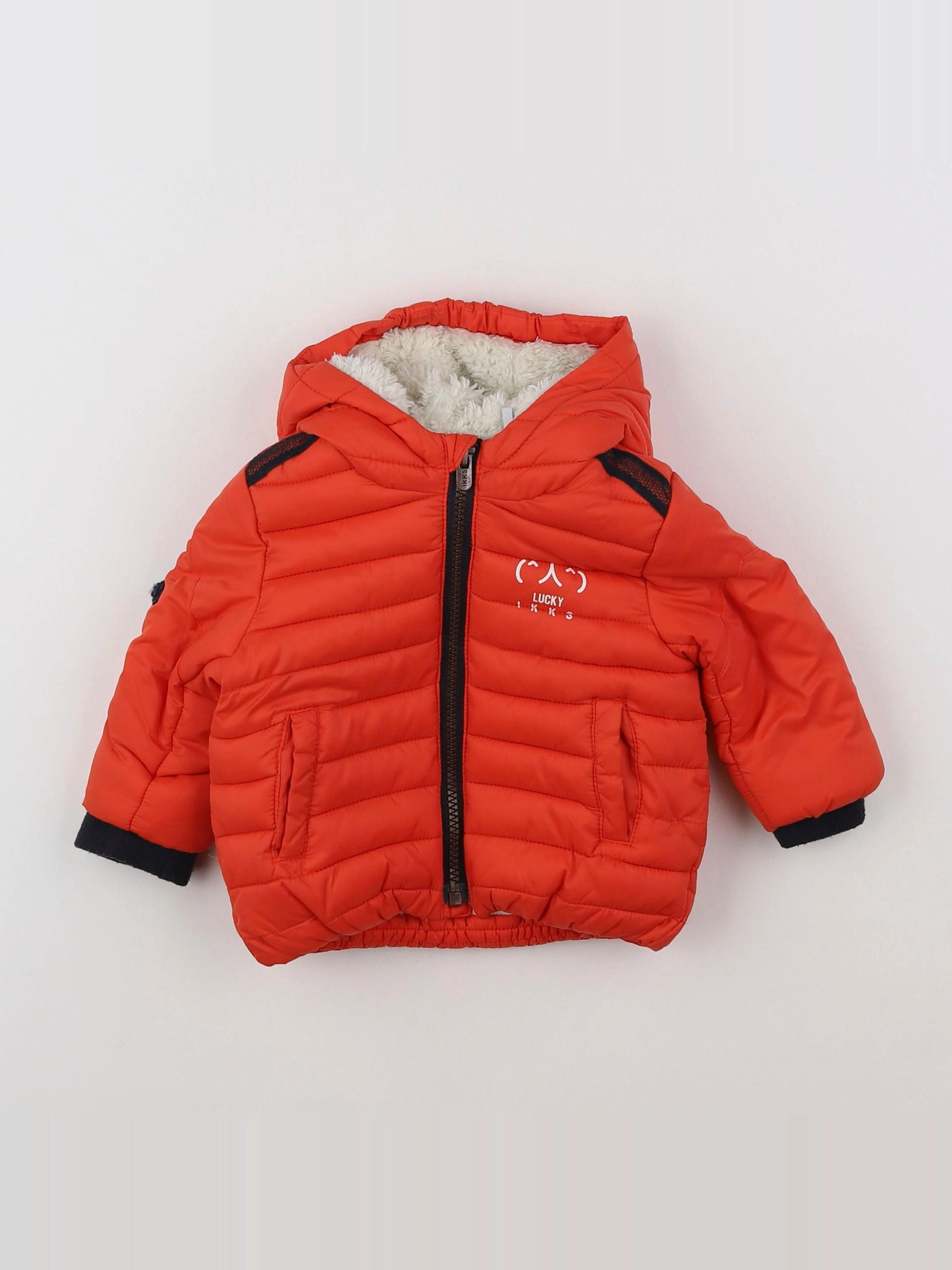IKKS - doudoune orange - 6 mois