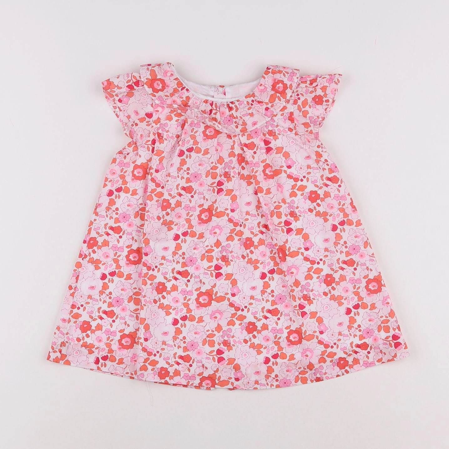 Jacadi - robe liberty multicolore - 12 mois