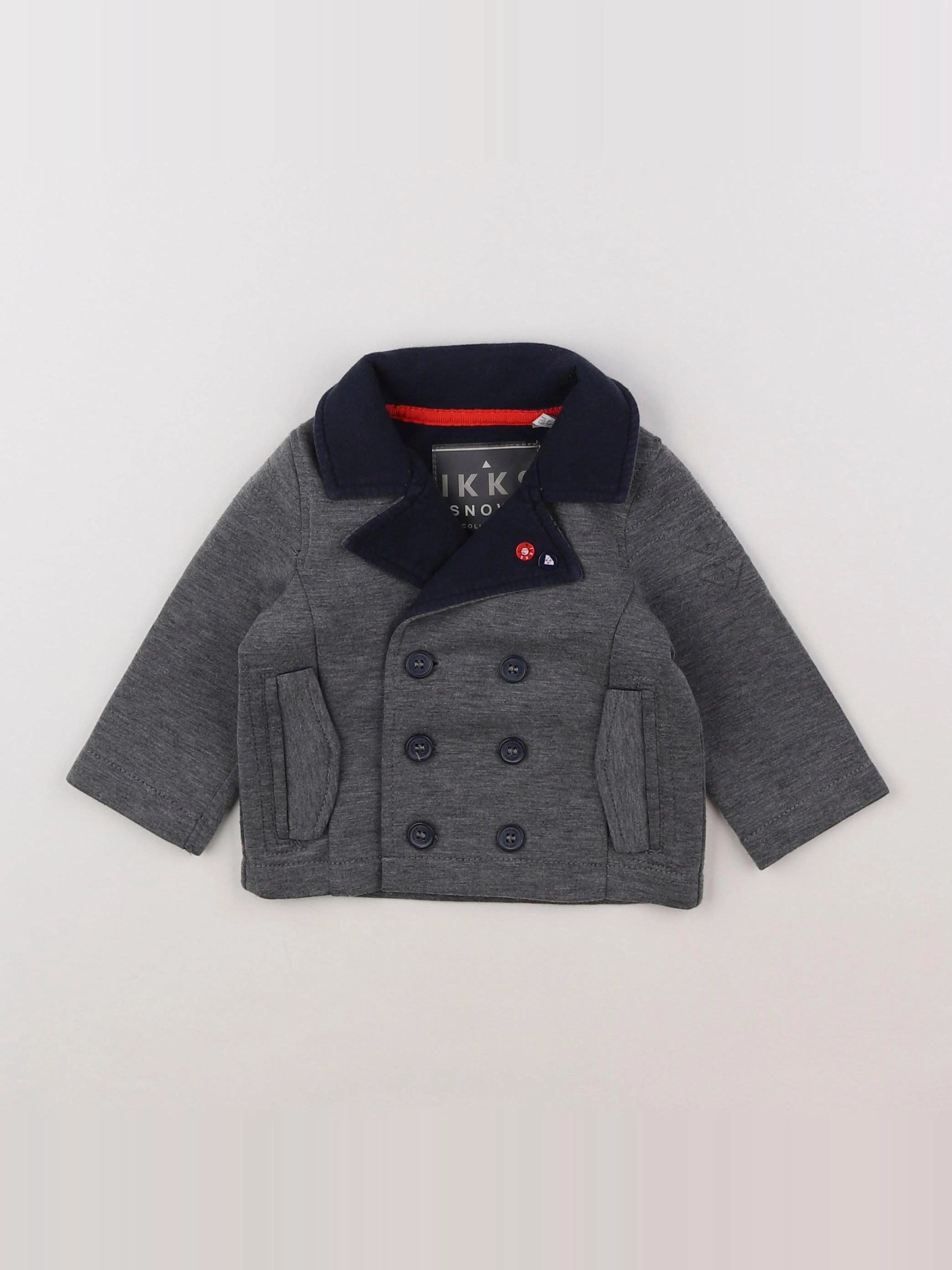 IKKS - veste gris - 6 mois