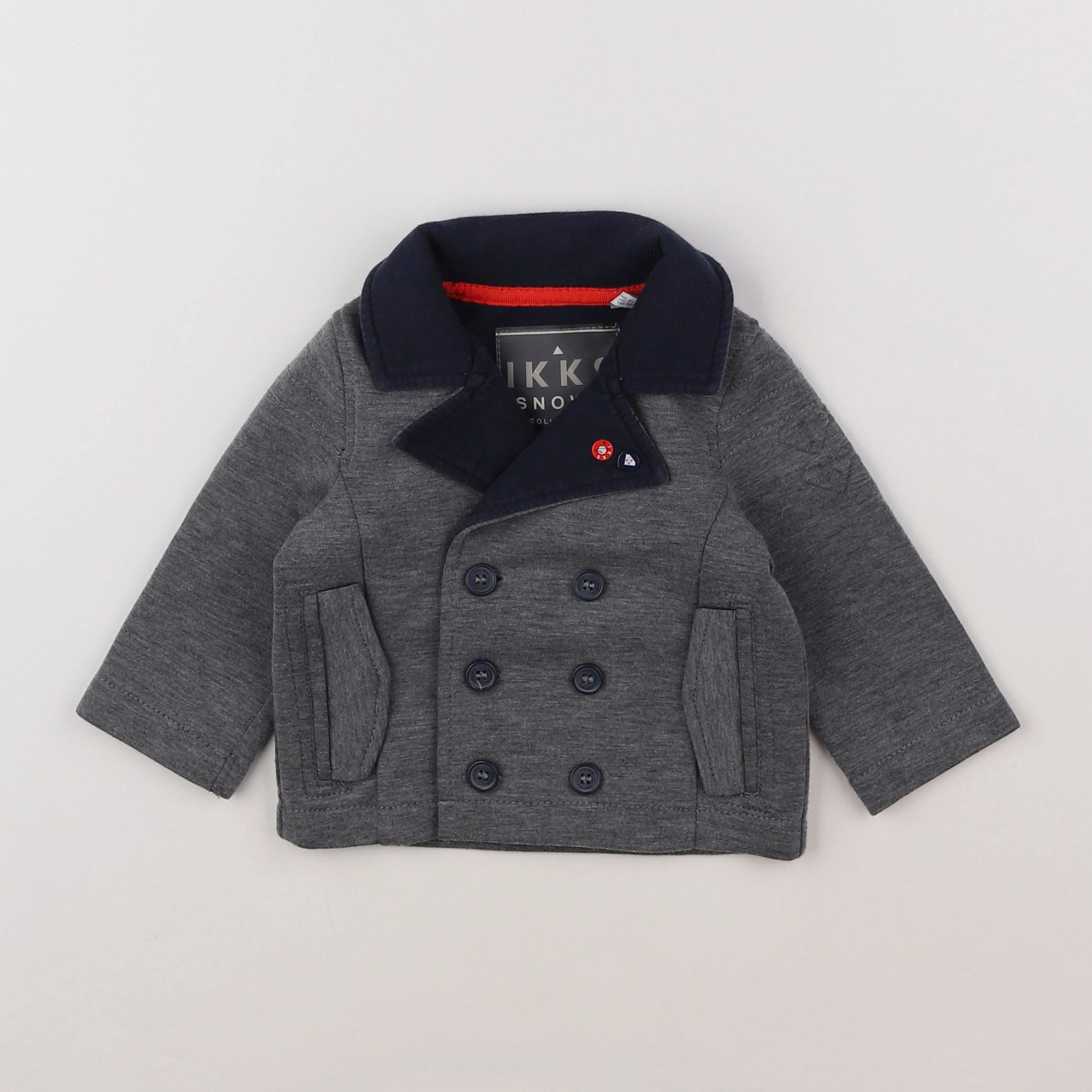 IKKS - veste gris - 6 mois