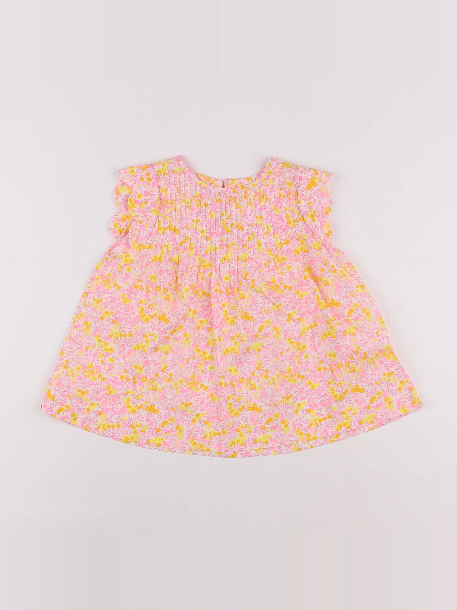 Jacadi - robe liberty multicolore - 6 mois