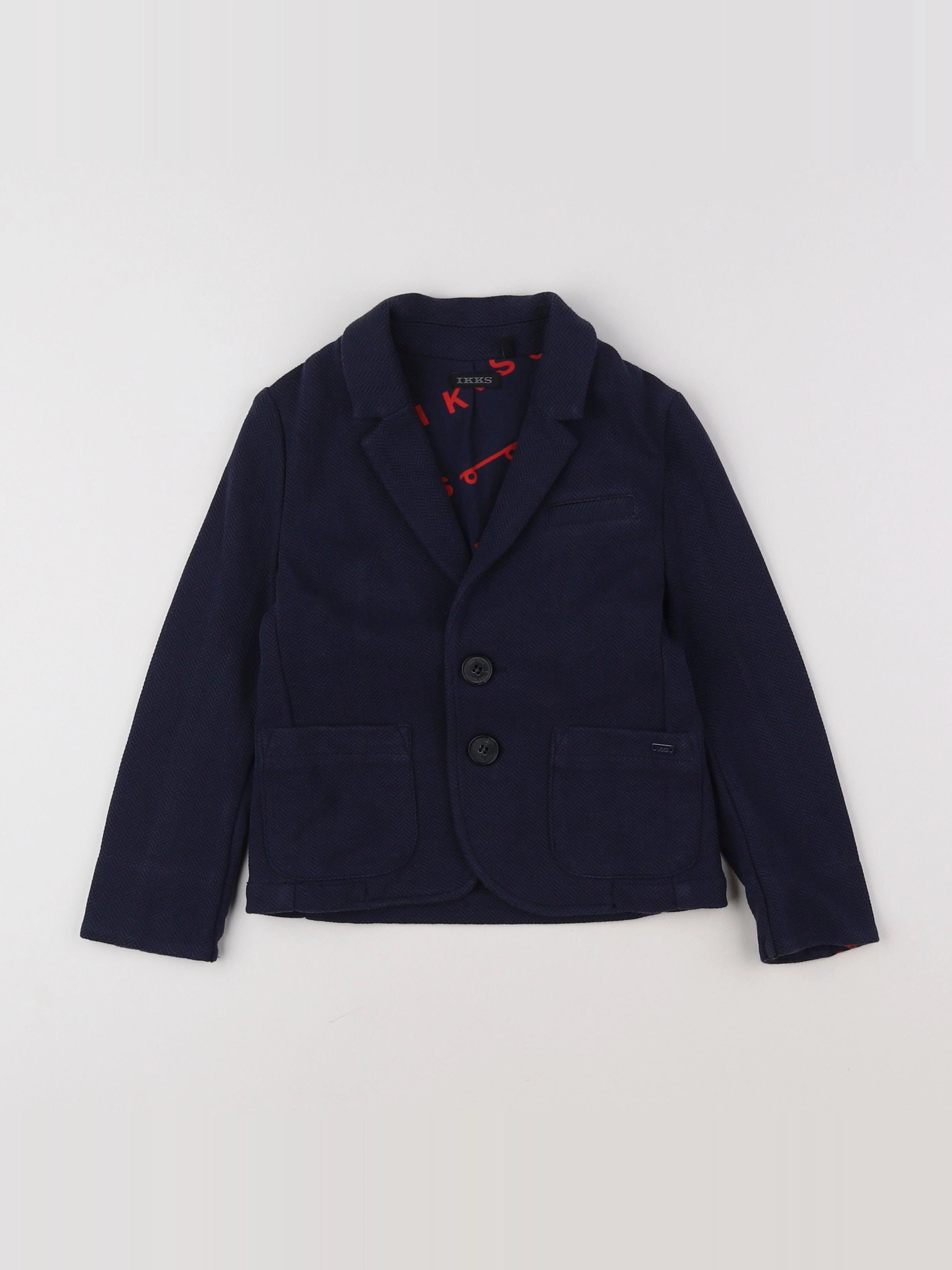 IKKS - veste bleu - 4 ans