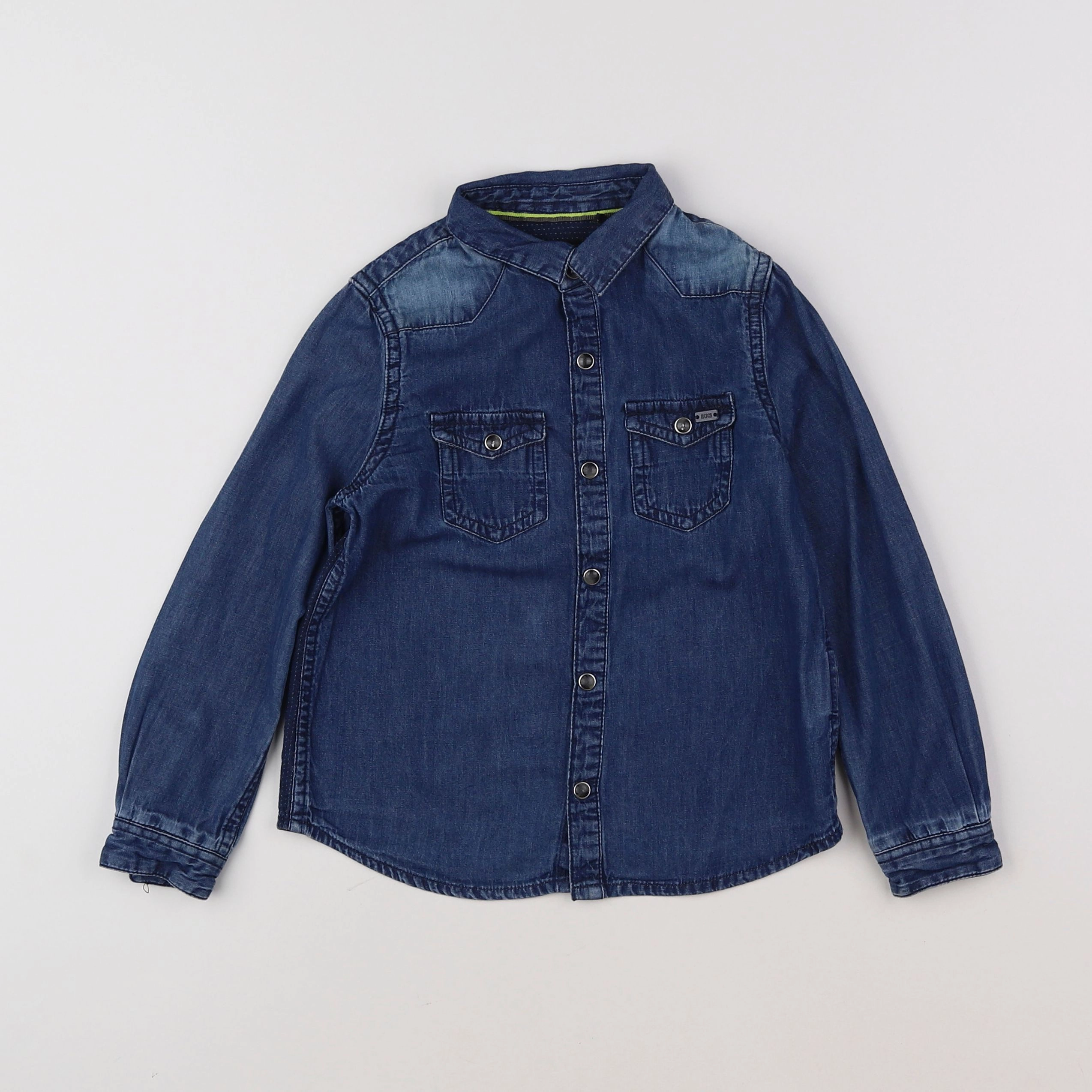 IKKS - chemise imprimé au dos bleu - 3 ans