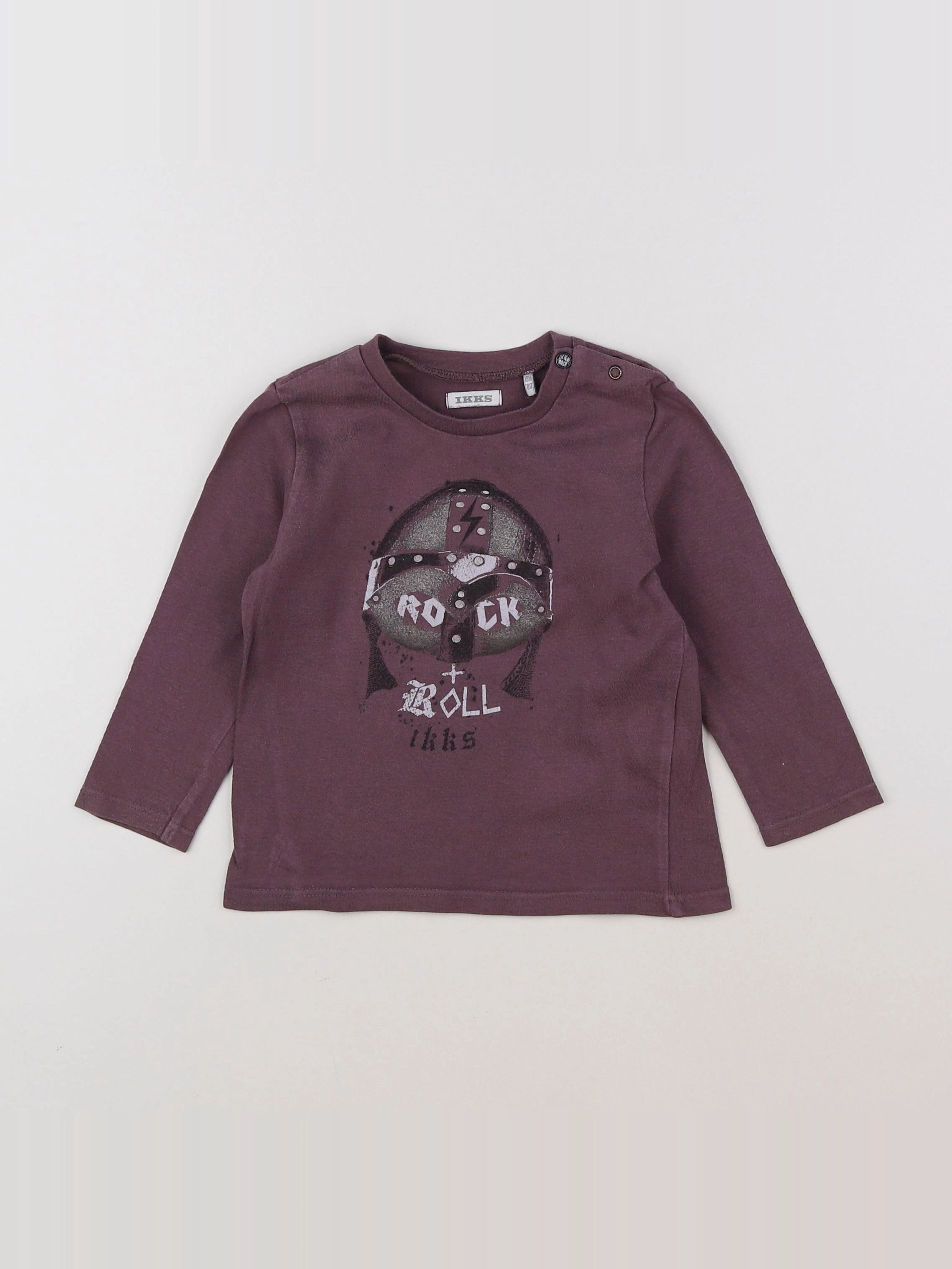 IKKS - tee-shirt violet - 18 mois