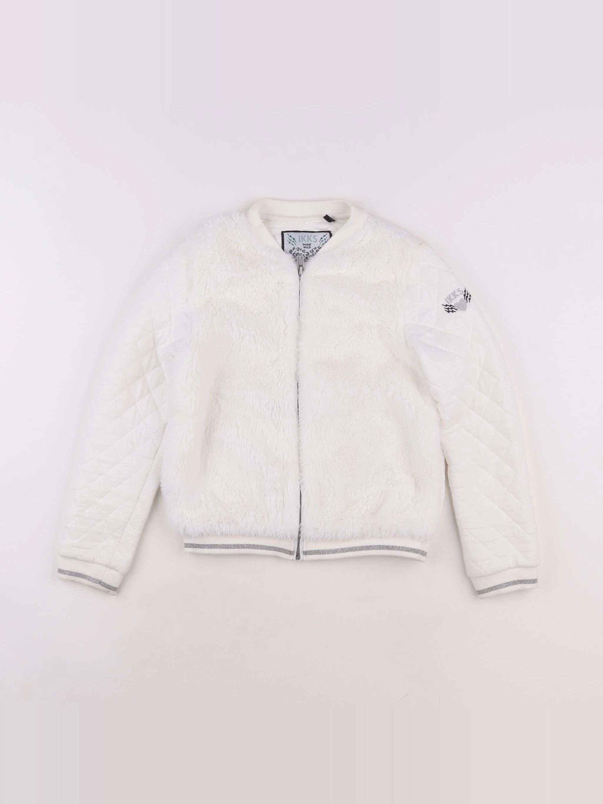 IKKS - gilet blanc - 8 ans