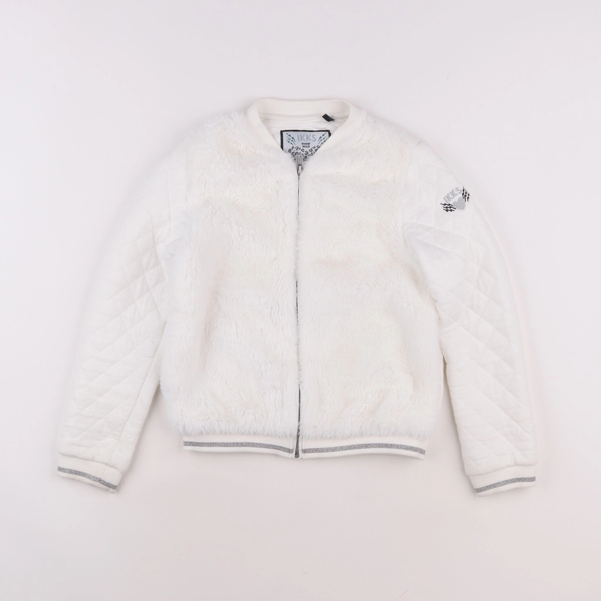 IKKS - gilet blanc - 8 ans