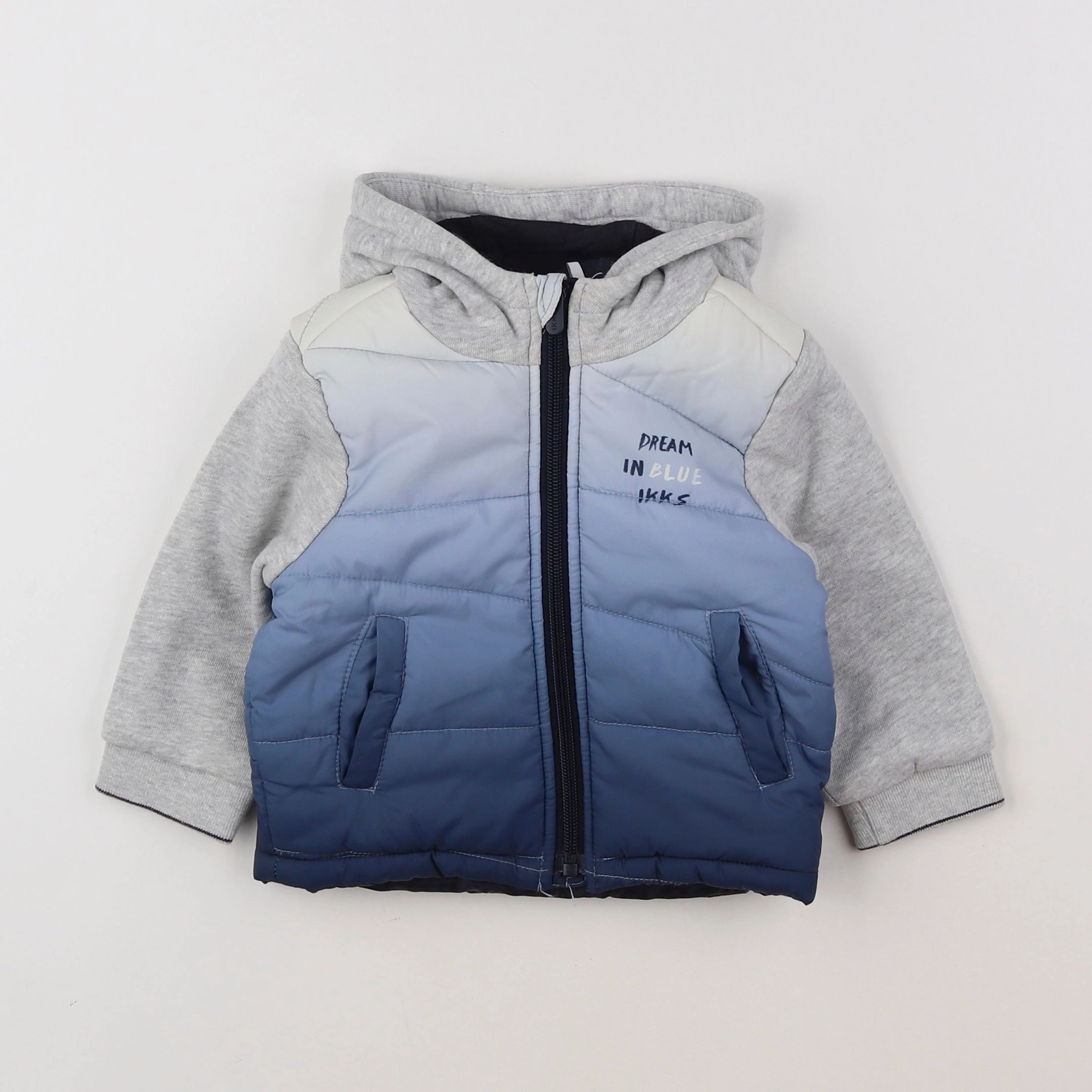 IKKS - veste gris - 12 mois