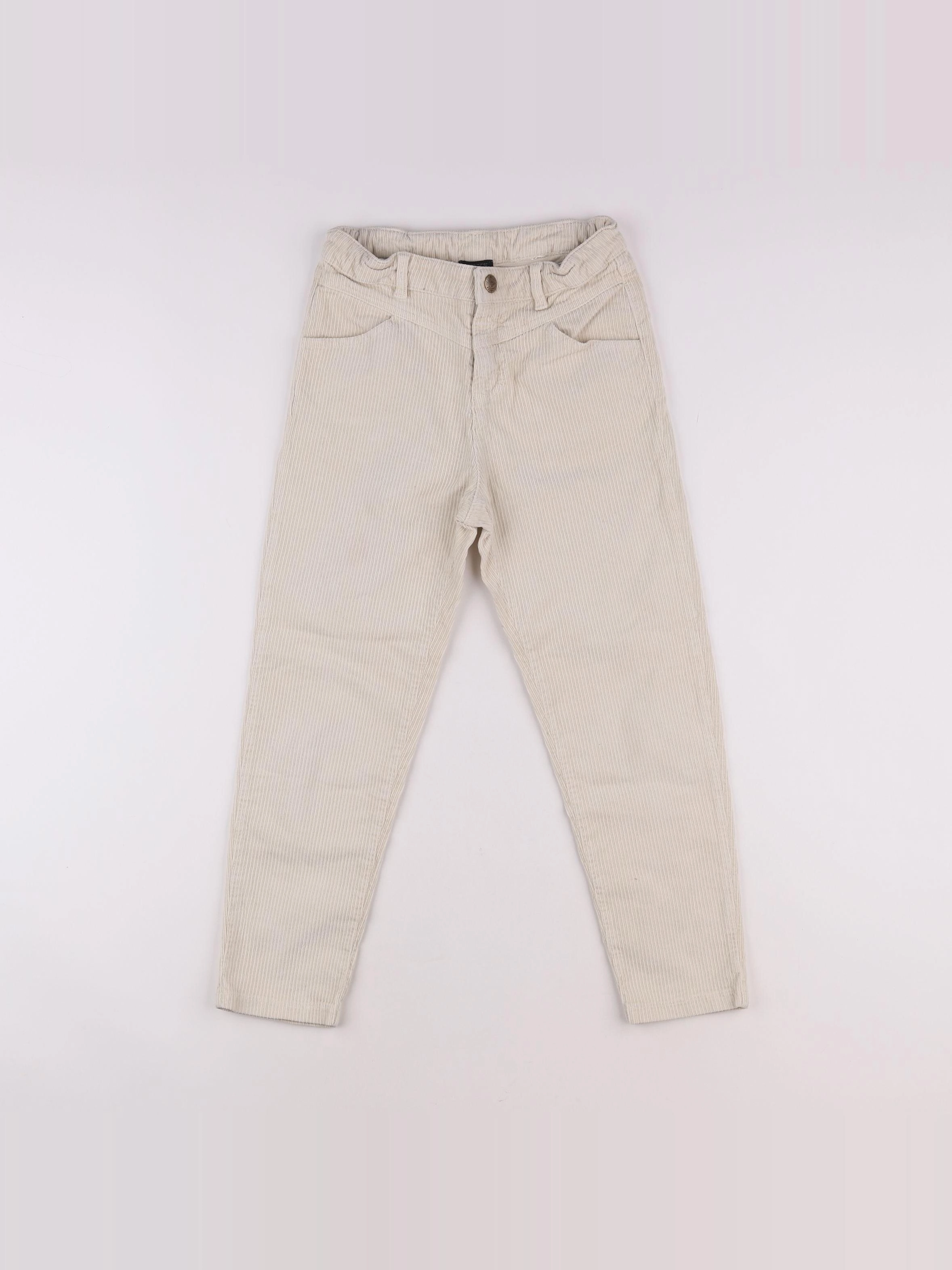 IKKS - pantalon beige - 8 ans