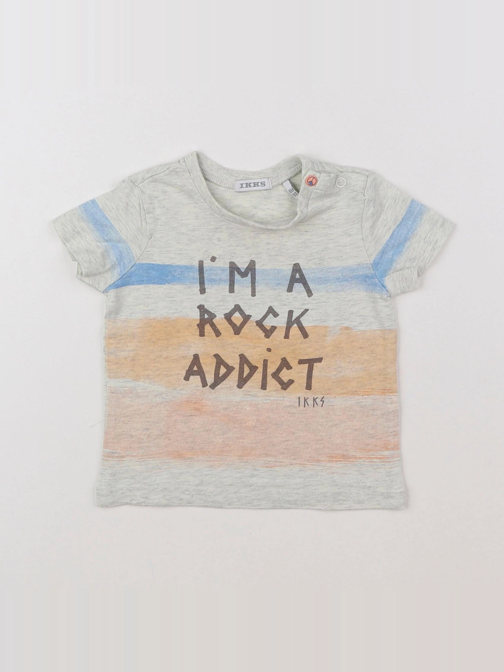 IKKS - tee-shirt multicolore - 6 mois